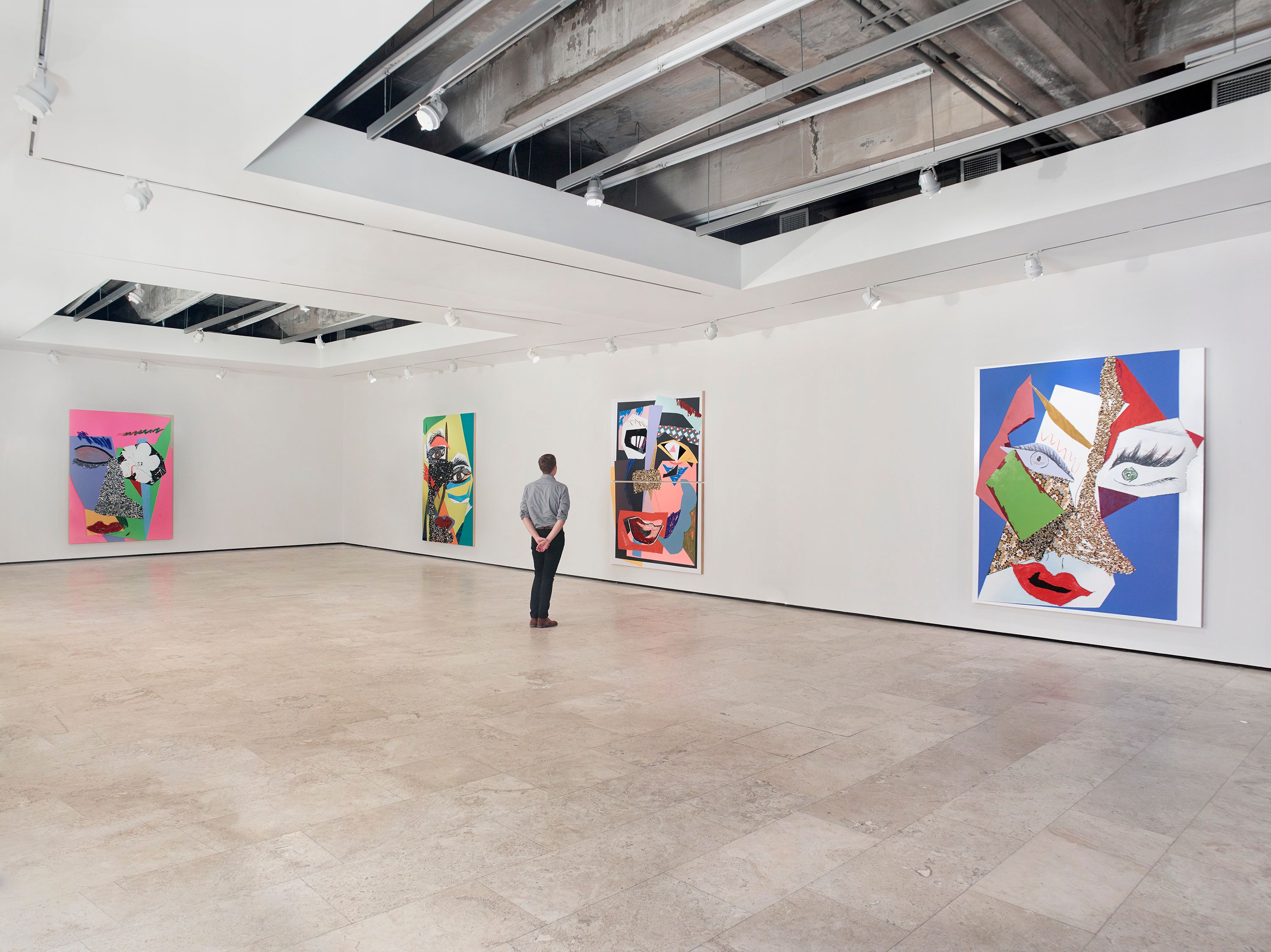 Installation view of Tête de Femme at Lehmann Maupin New York