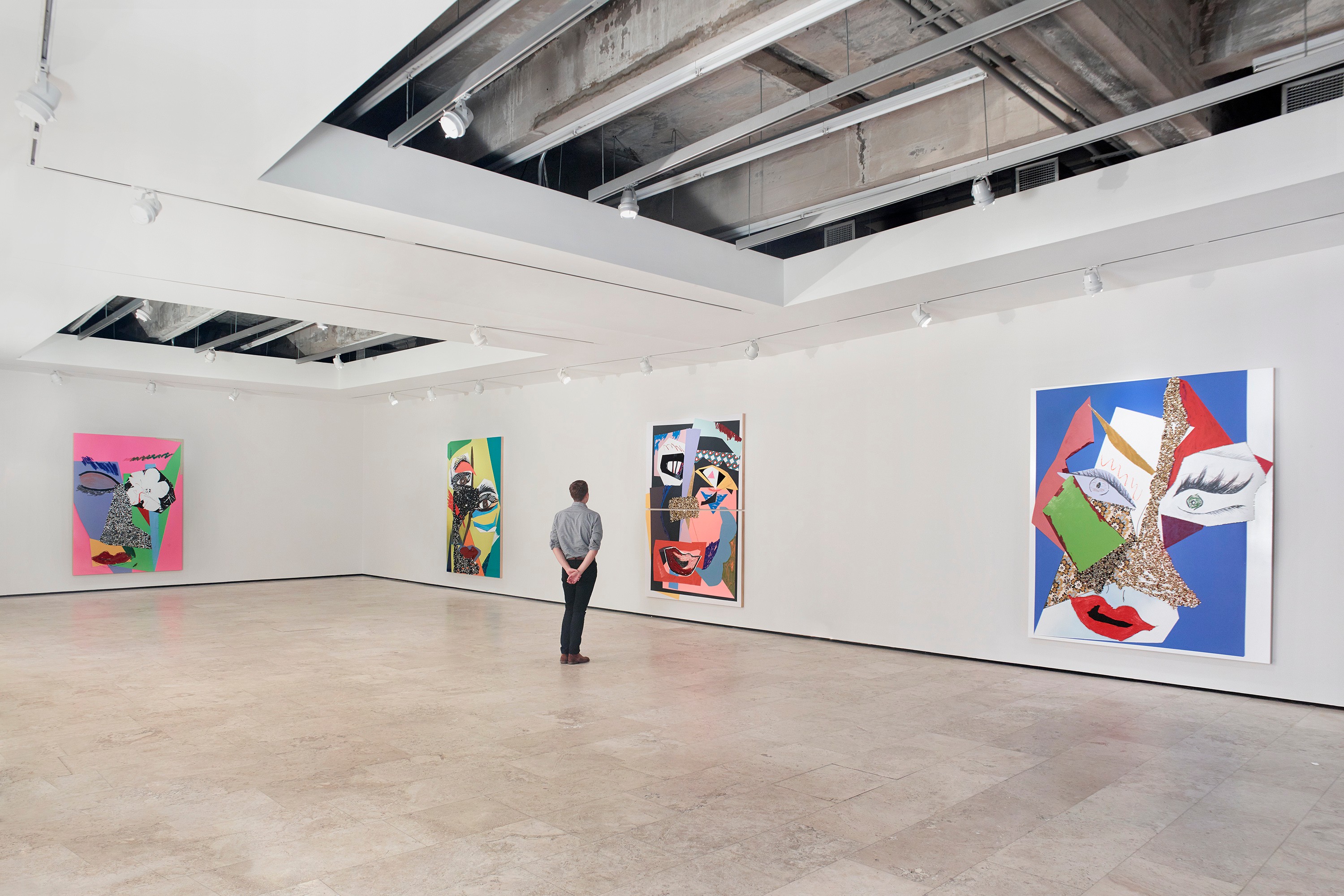 Installation view of Tête de Femme at Lehmann Maupin New York