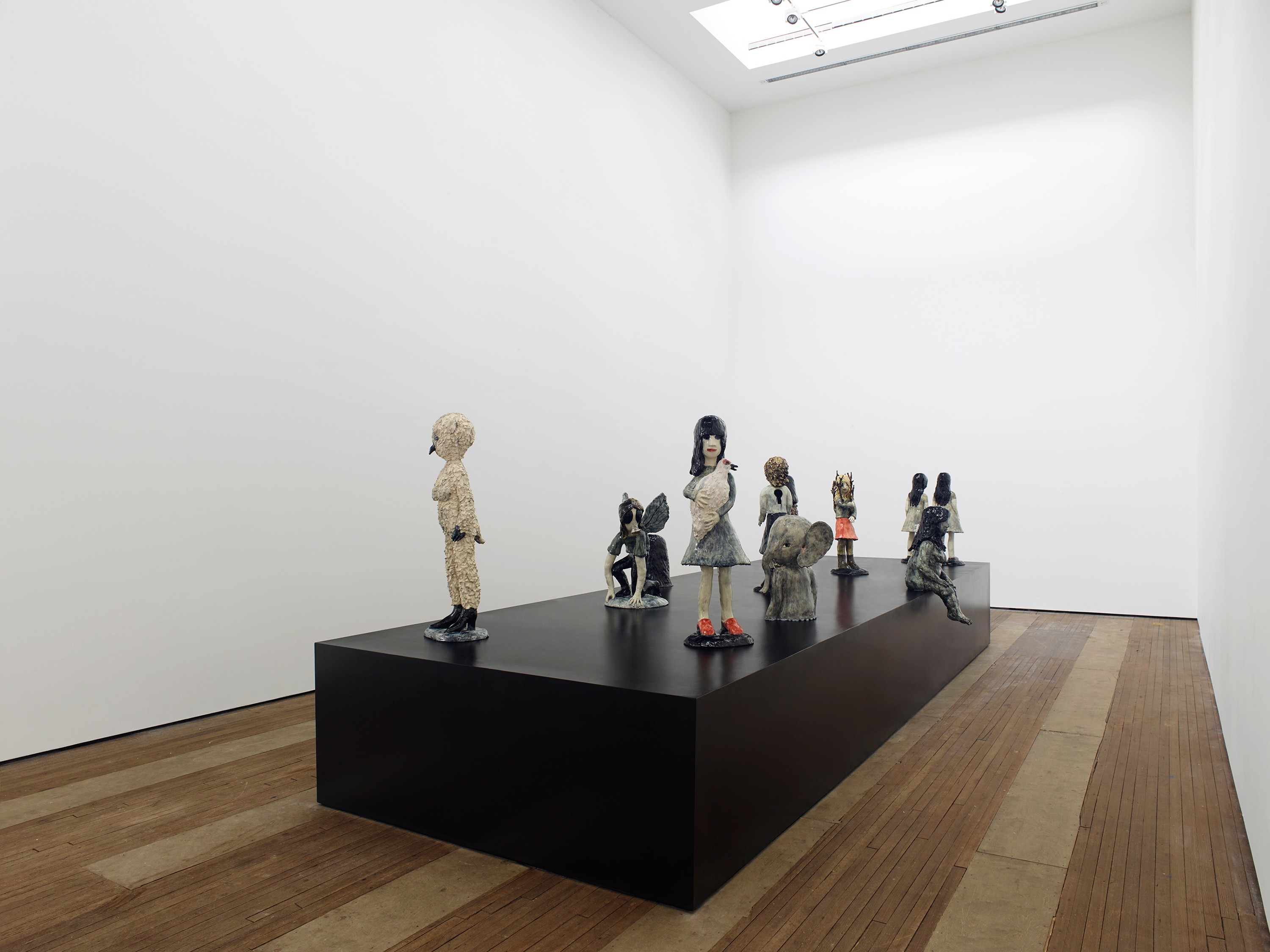 Installation view of Big Girl Now at Lehmann Maupin New York