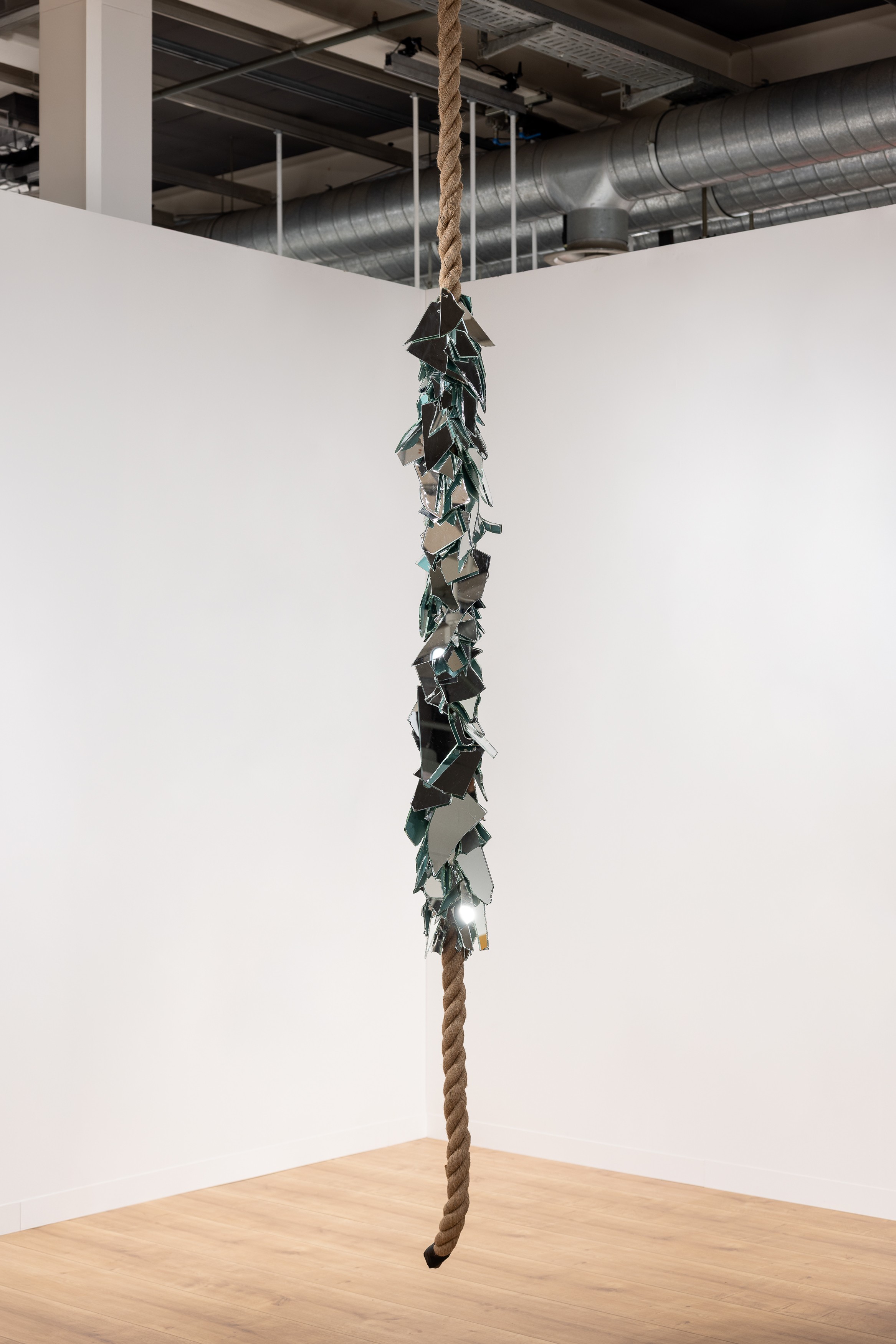 Hanging sculpture by Kader Attia
