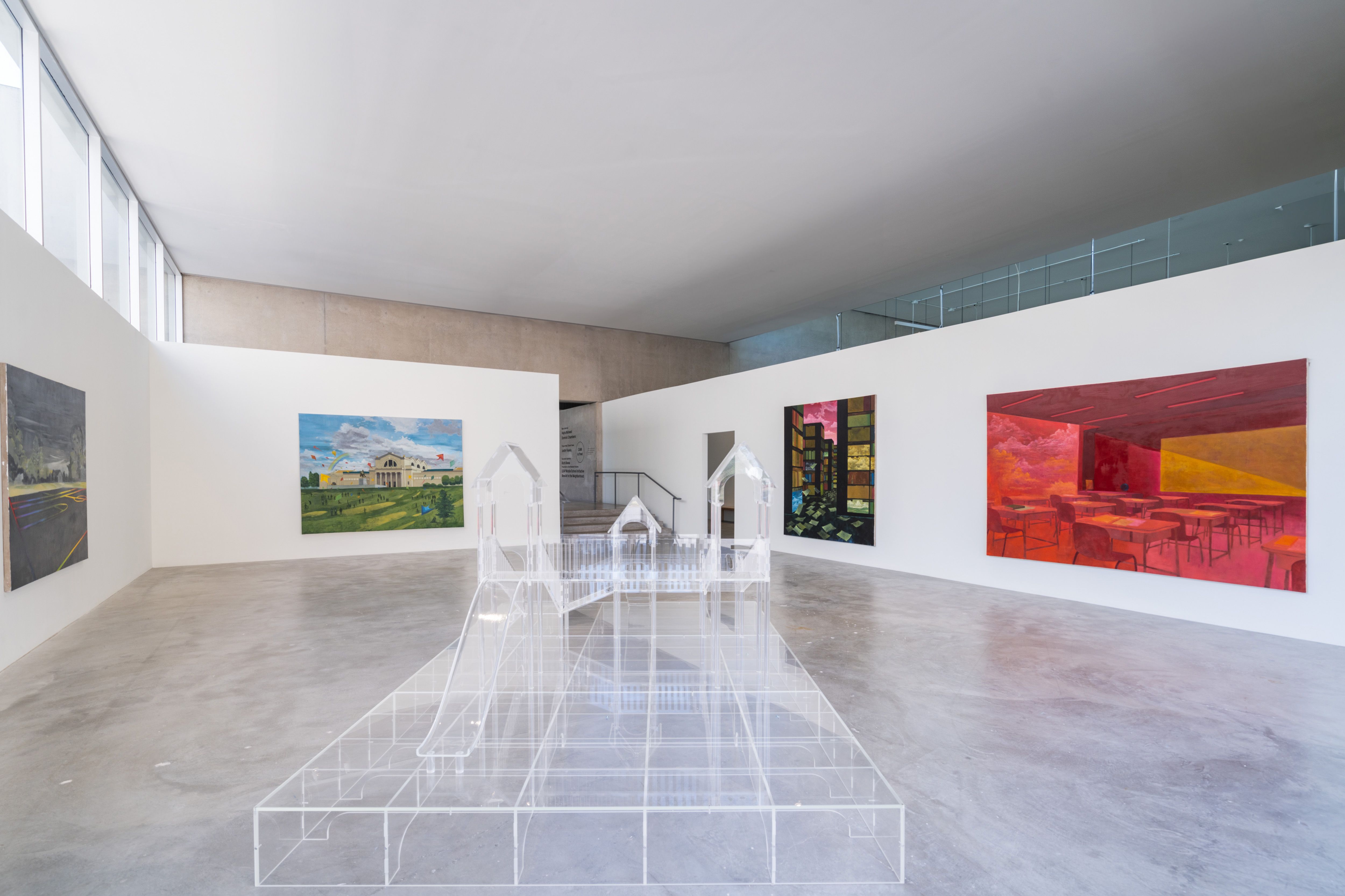 Installation view of Dominic Chambers at Lehmann Maupin New York