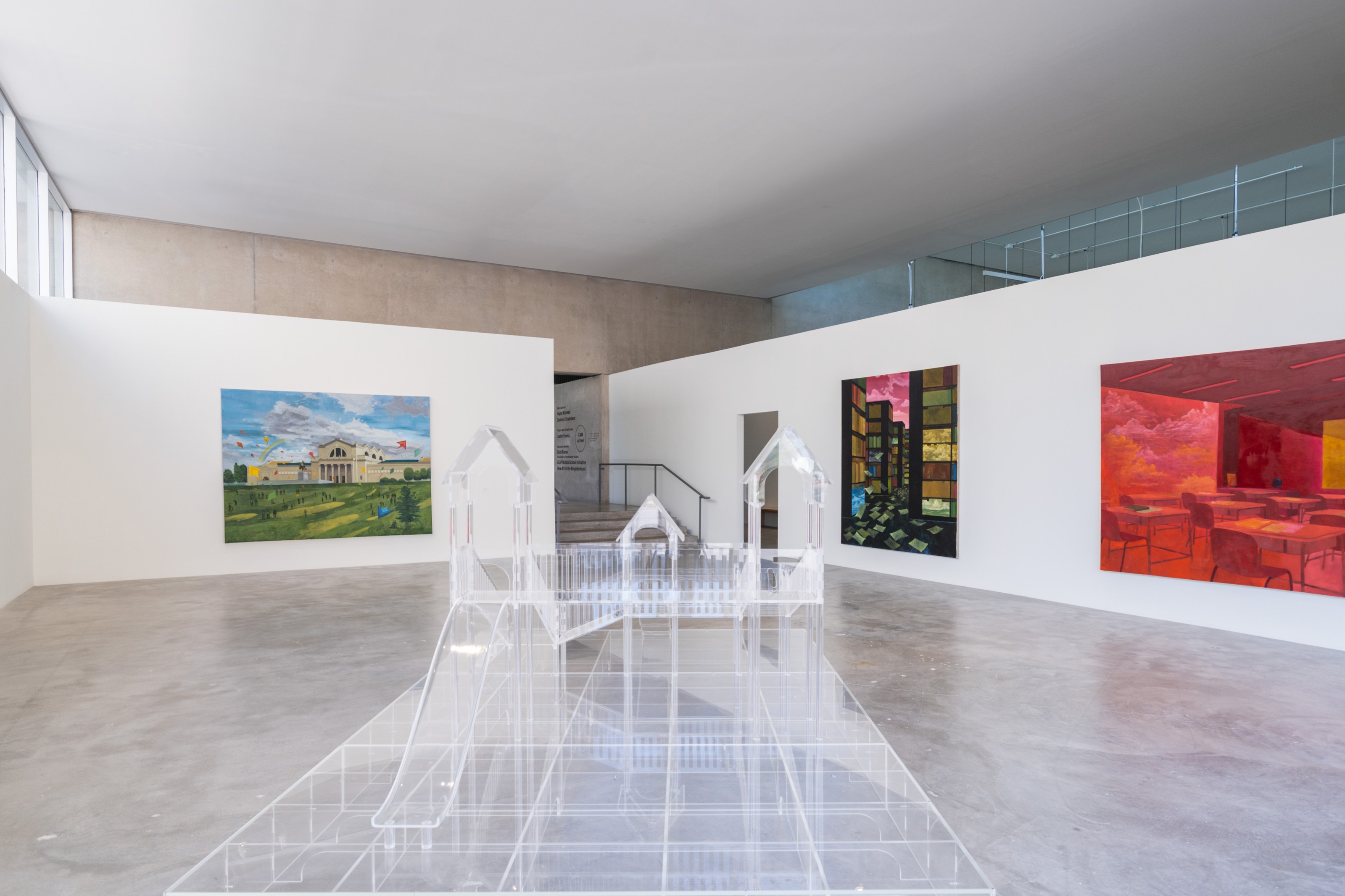 Installation view of Dominic Chambers at Lehmann Maupin New York