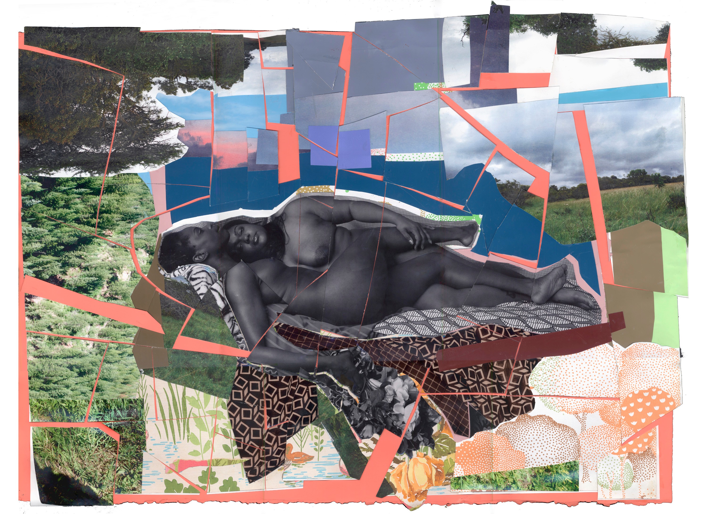 Collage by Mickalene Thomas
