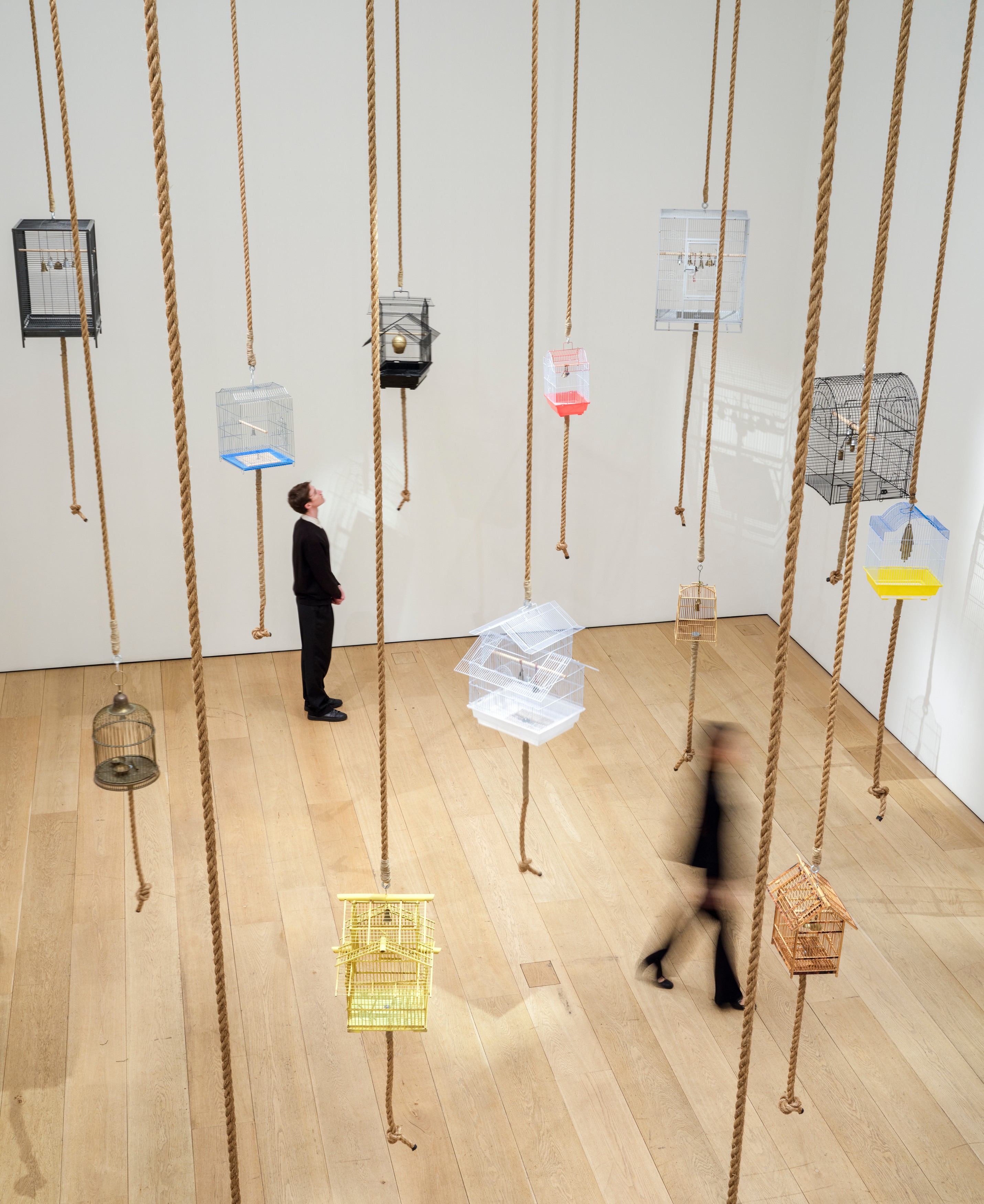 Installation view of Kader Attia at Lehmann Maupin New York