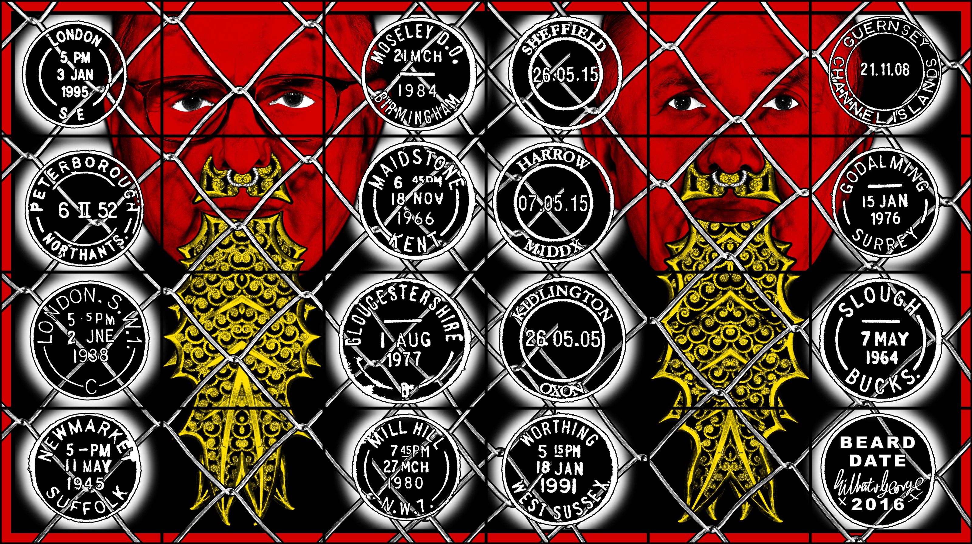 The Beard Pictures by Gilbert & George