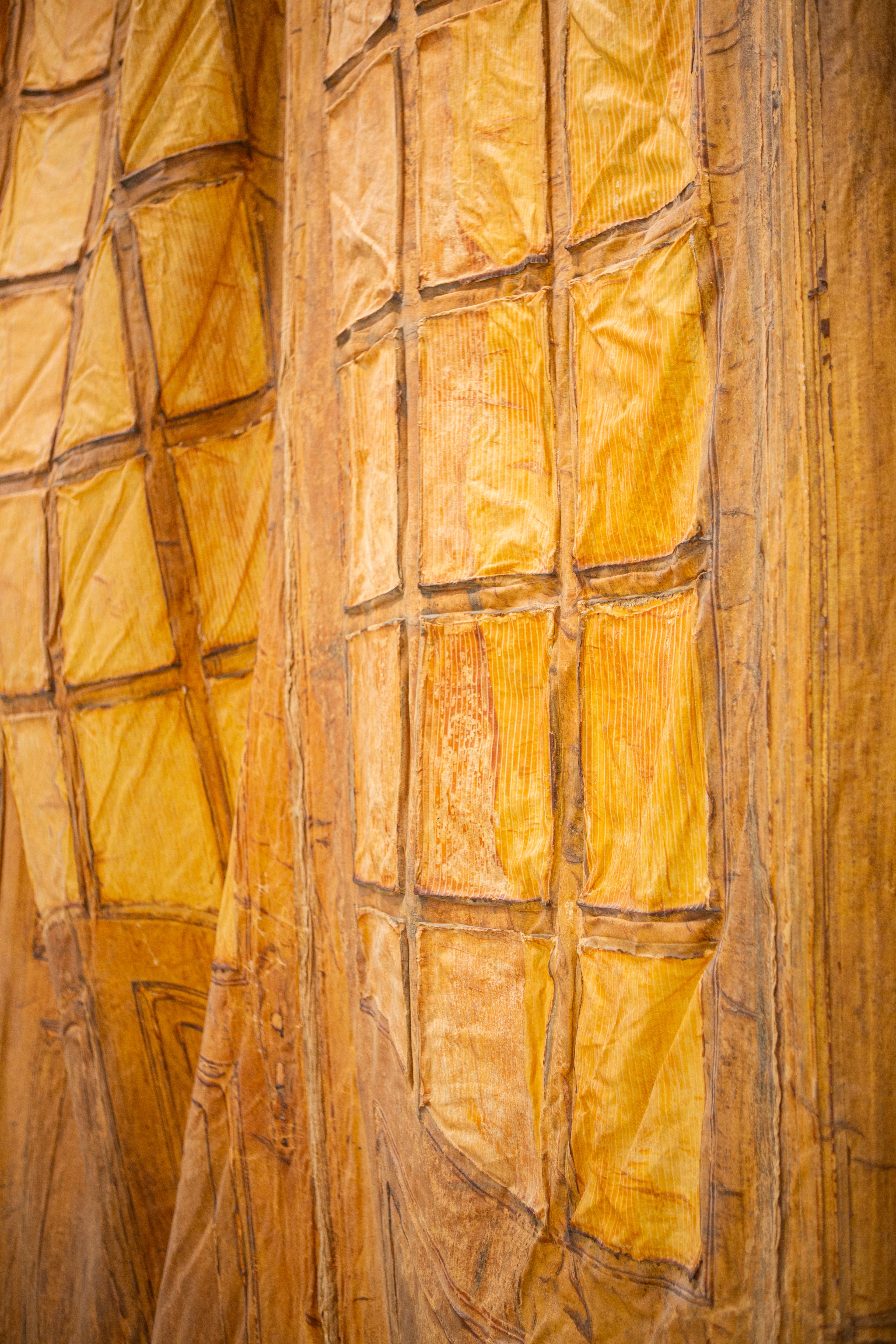 Detail of latex & rubber work by Heidi Bucher
