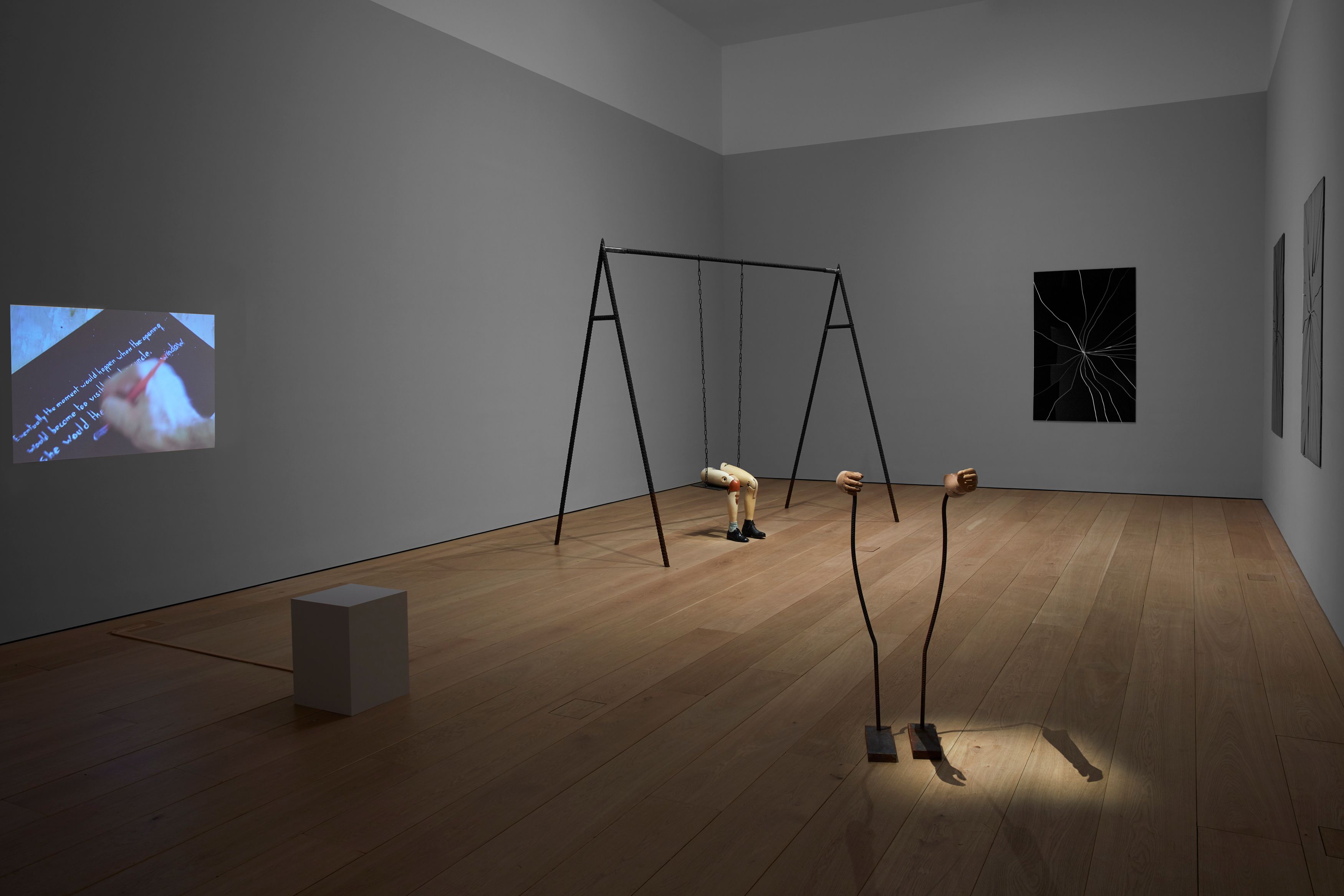 Installation view of Kader Attia at Lehmann Maupin New York
