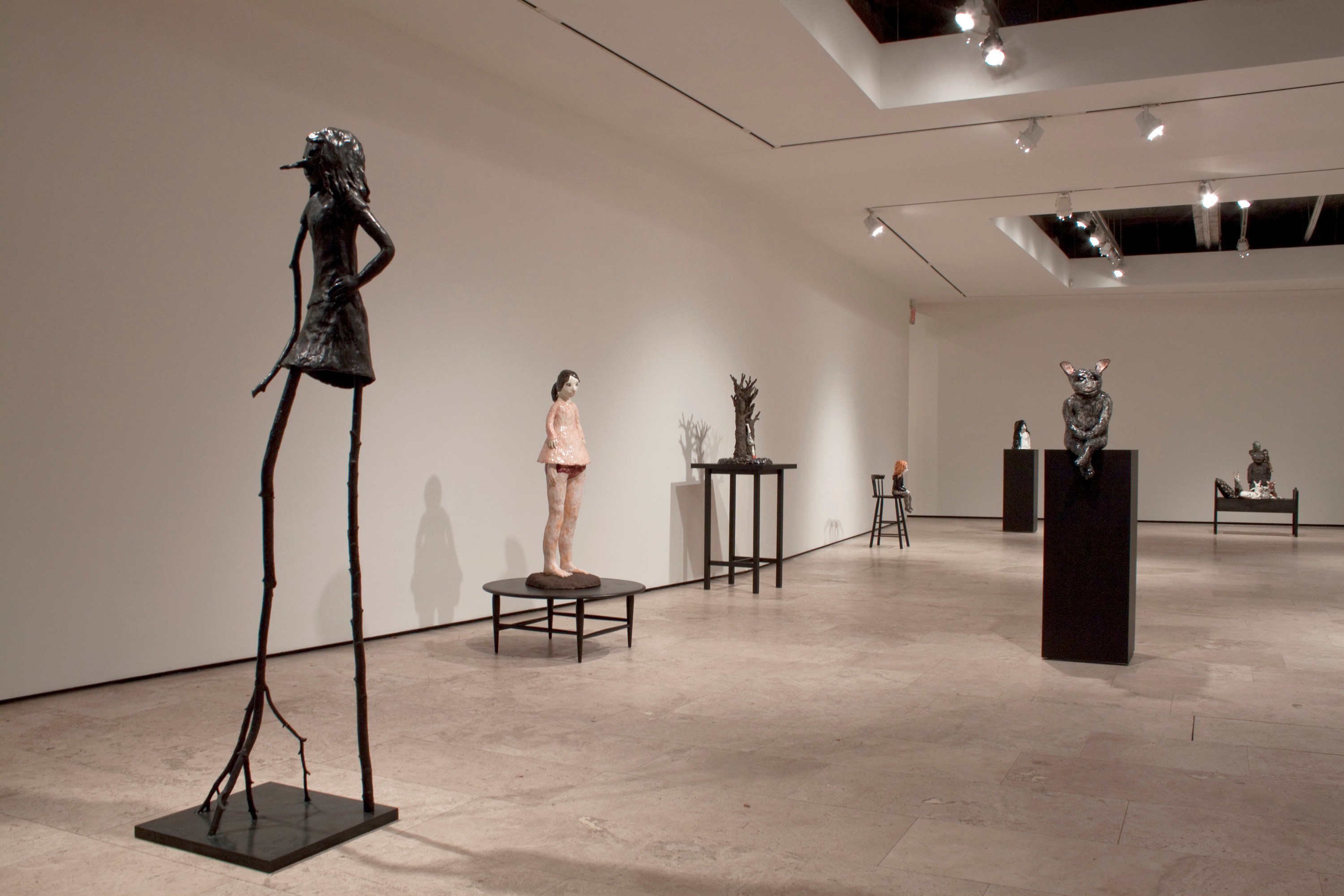 Installation view of Sounds of Dogs and Youth at Lehmann Maupin New York