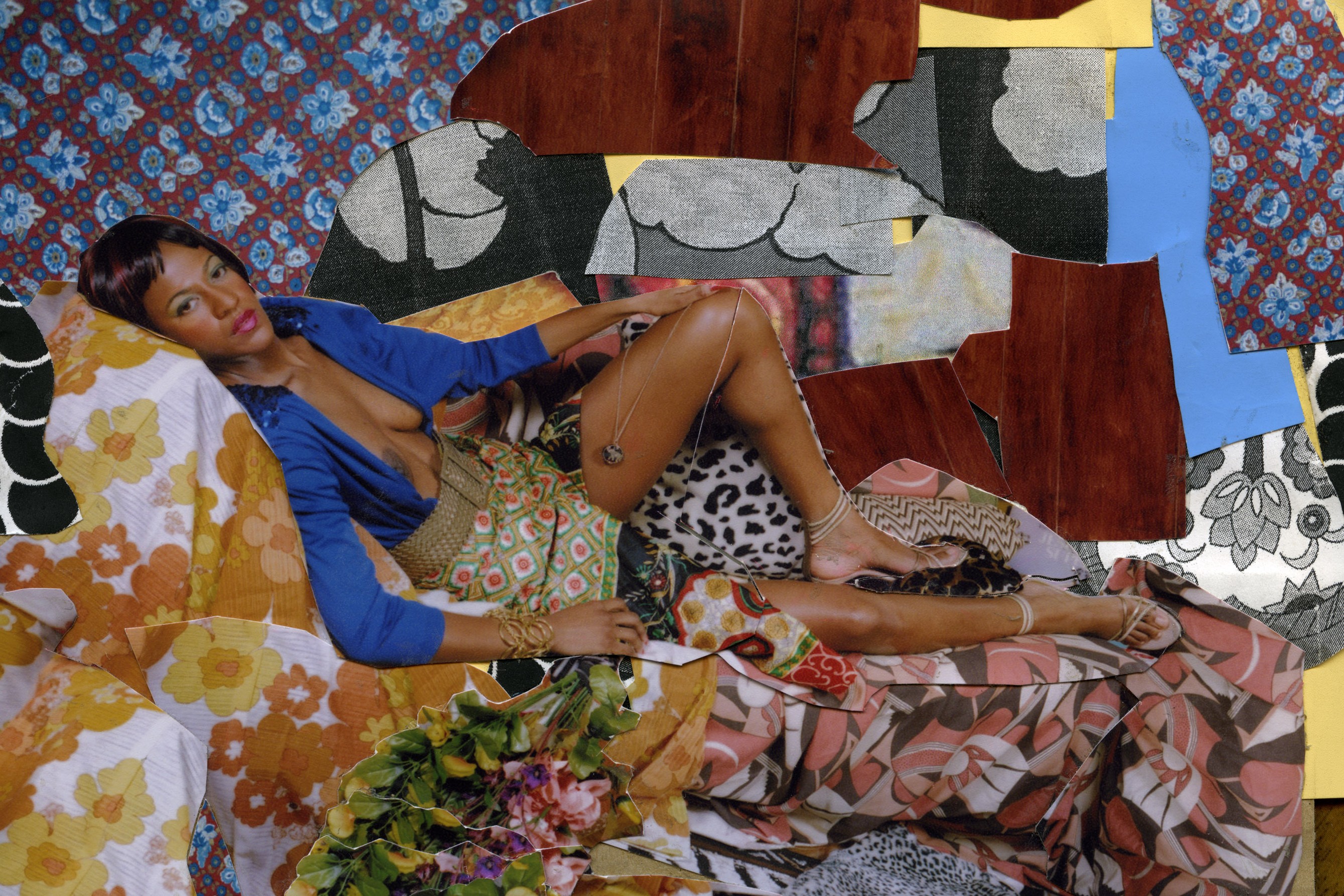 Collage by Mickalene Thomas