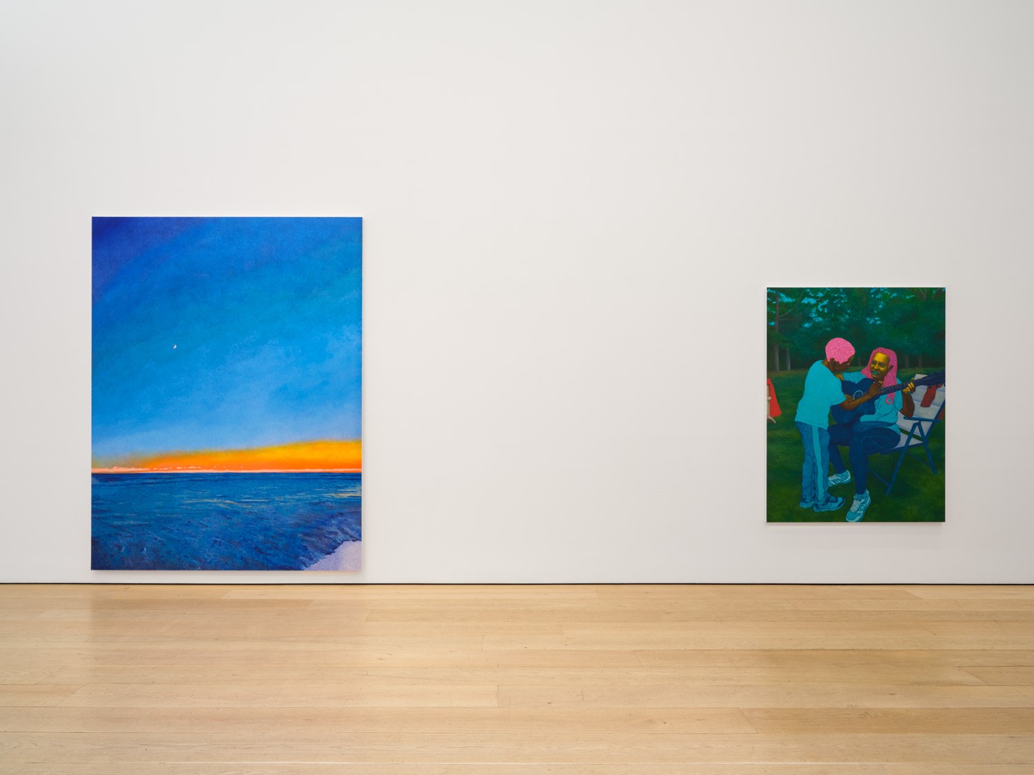 Installation view of Arcmanoro Niles at Lehmann Maupin New York