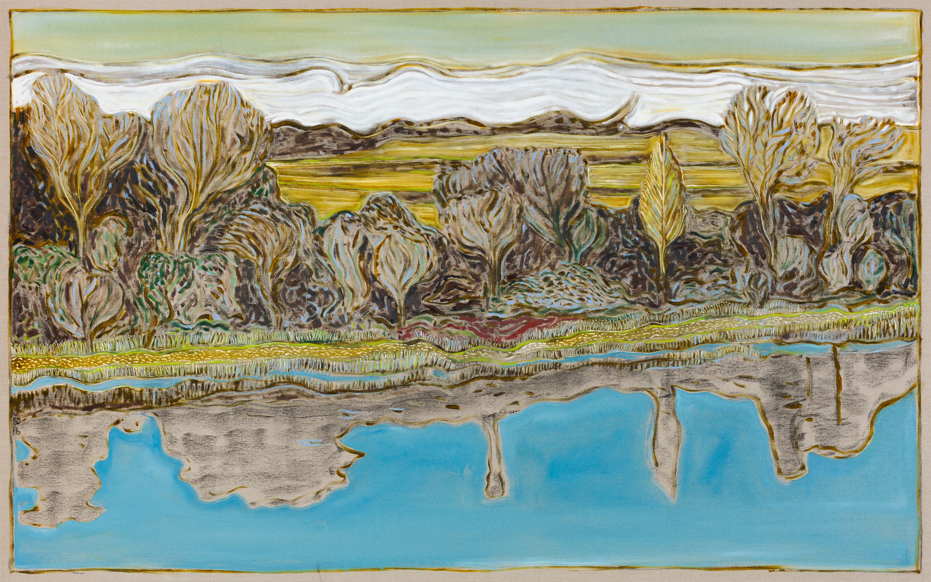 Painting by Billy Childish