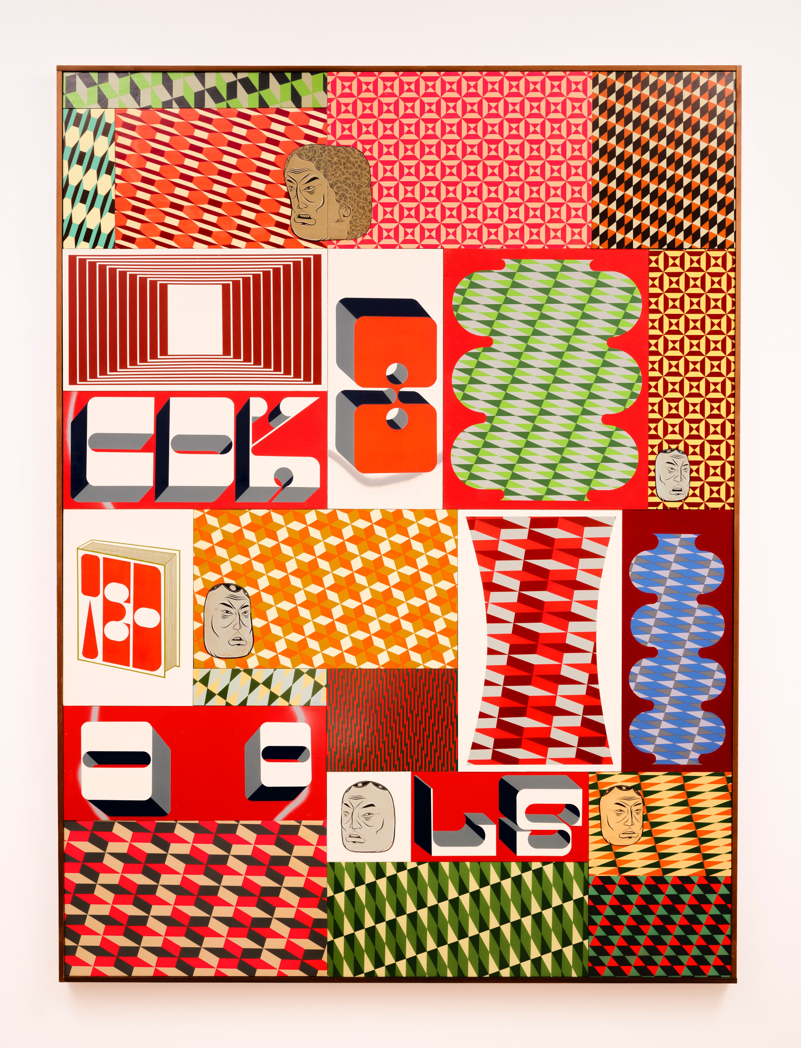 Wall work by Barry McGee