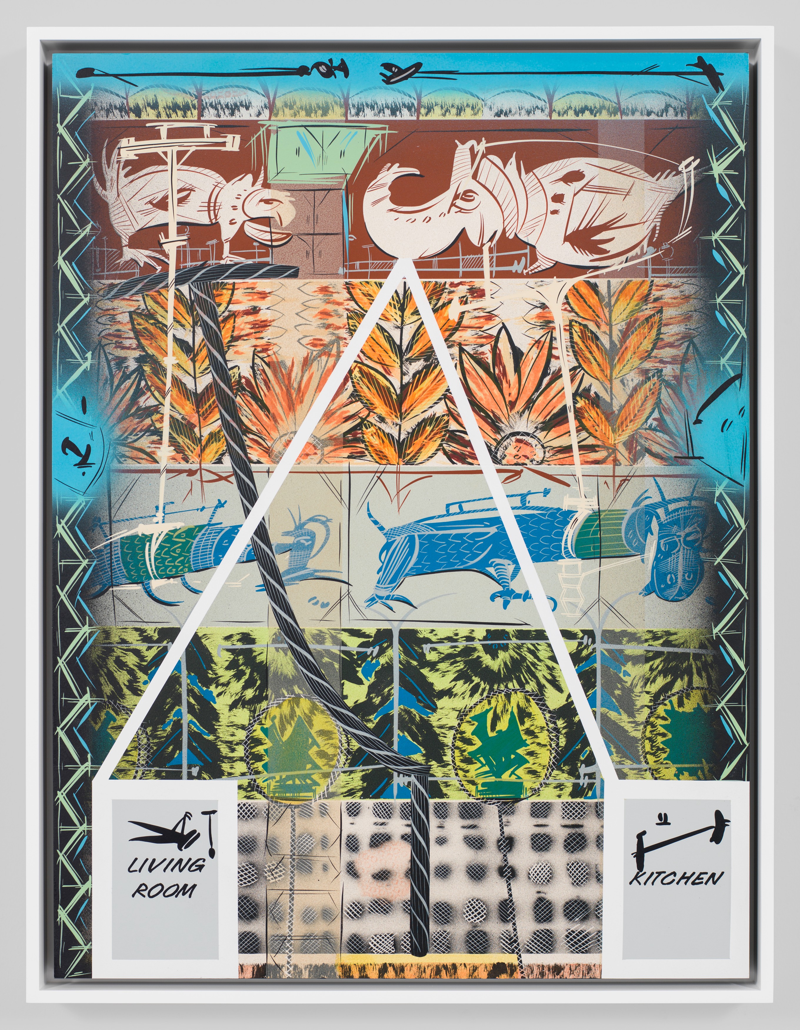 Painting by Lari Pittman