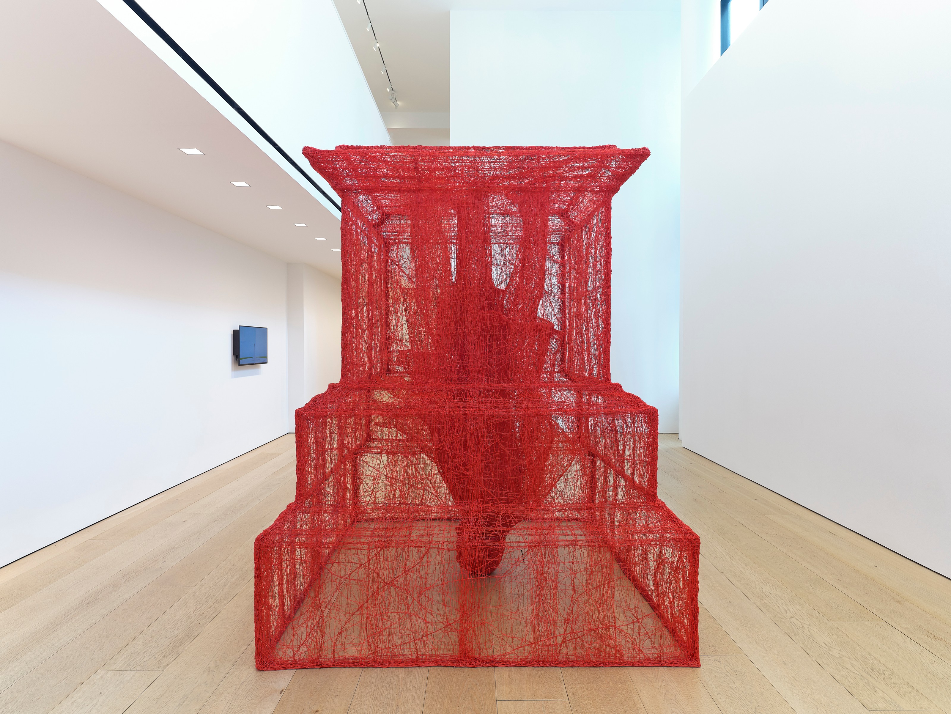 Installation view of Do Ho Suh at Lehmann Maupin New York