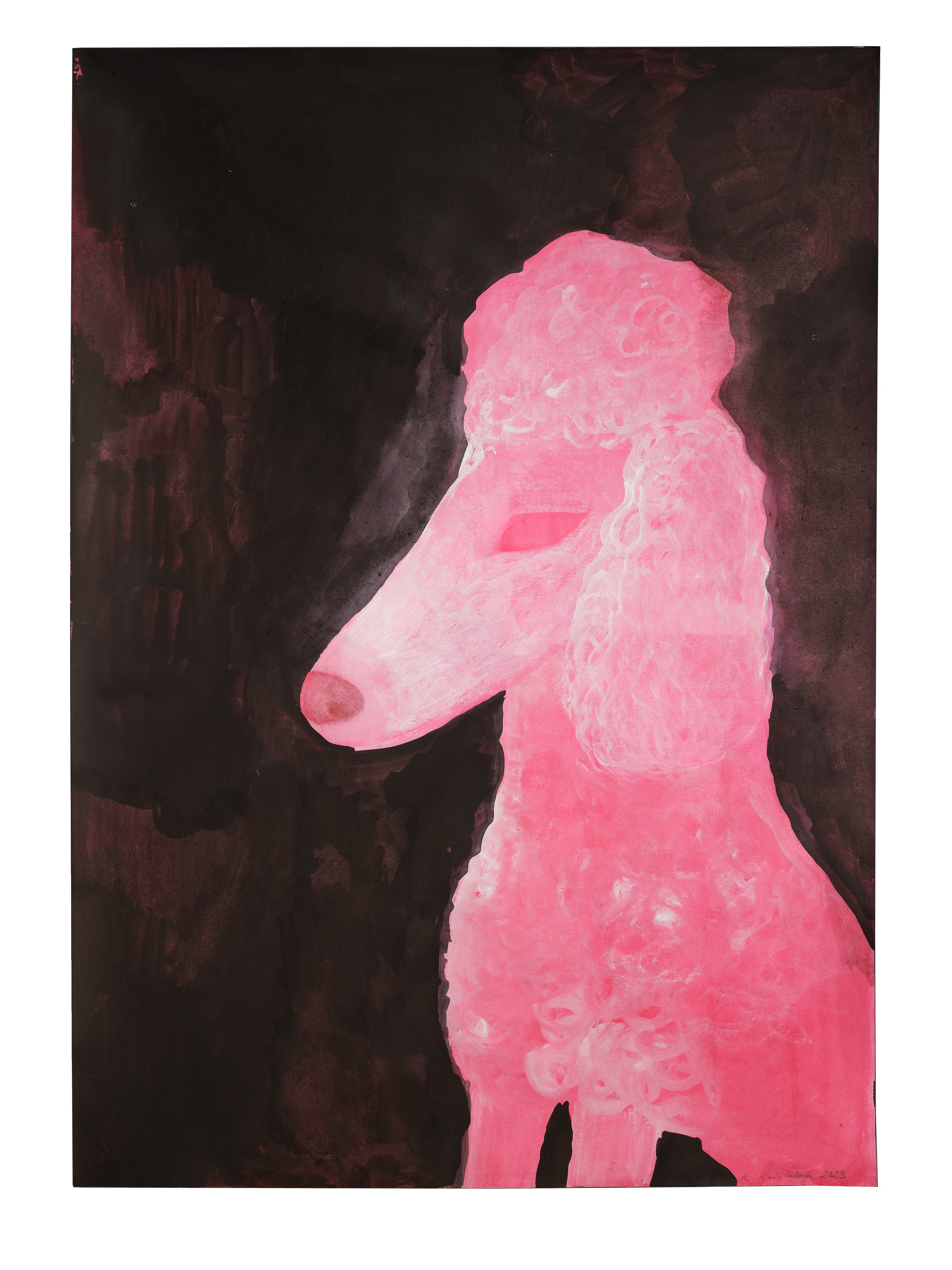 Works on paper by Klara Kristalova