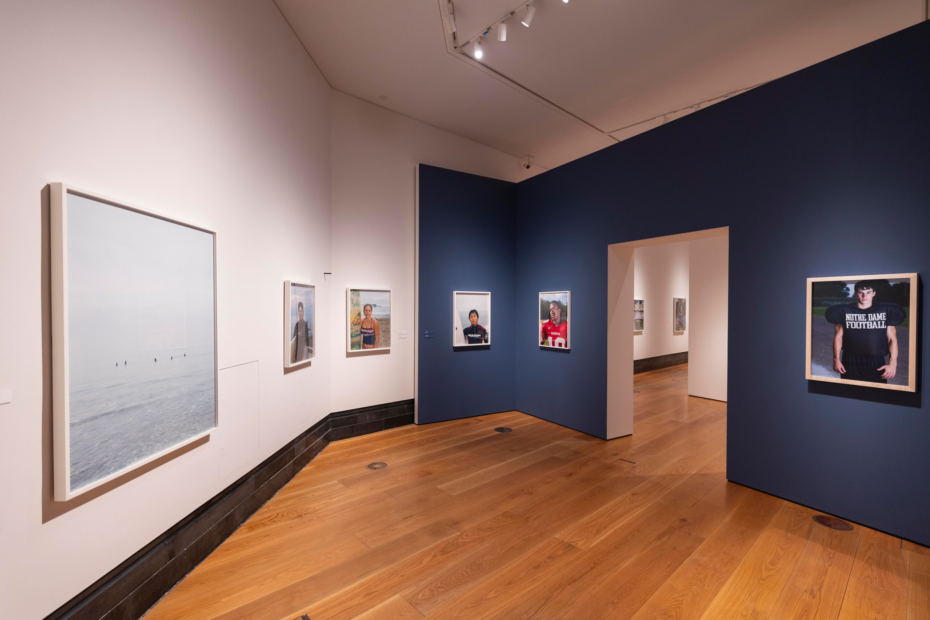 Installation view of To Be Seen at National Portrait Gallery