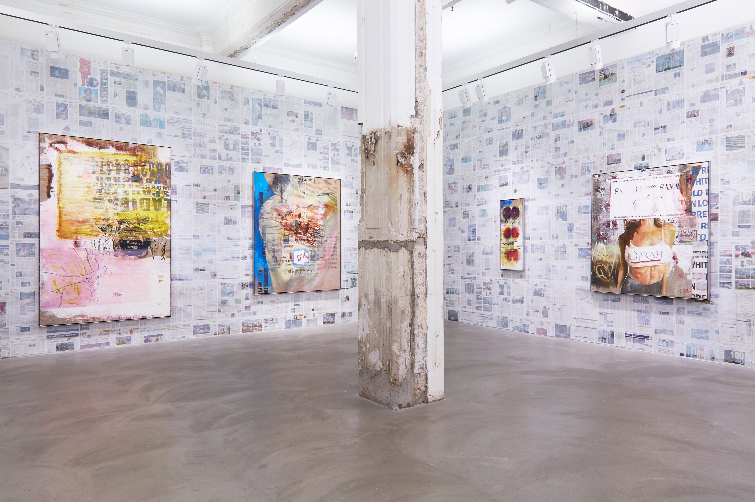 Installation view of Mandy El-Sayegh at Lehmann Maupin Hong Kong