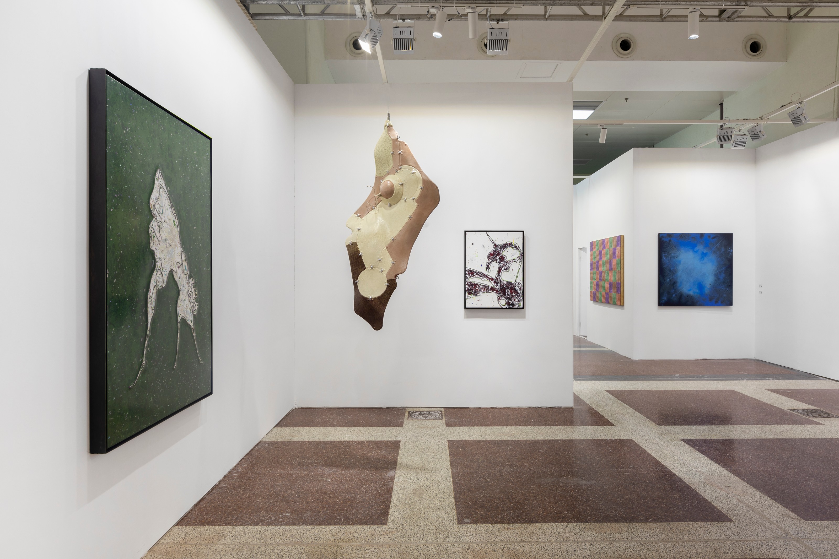 Installation view of Lehmann Maupin, Booth A08 at JINGART
