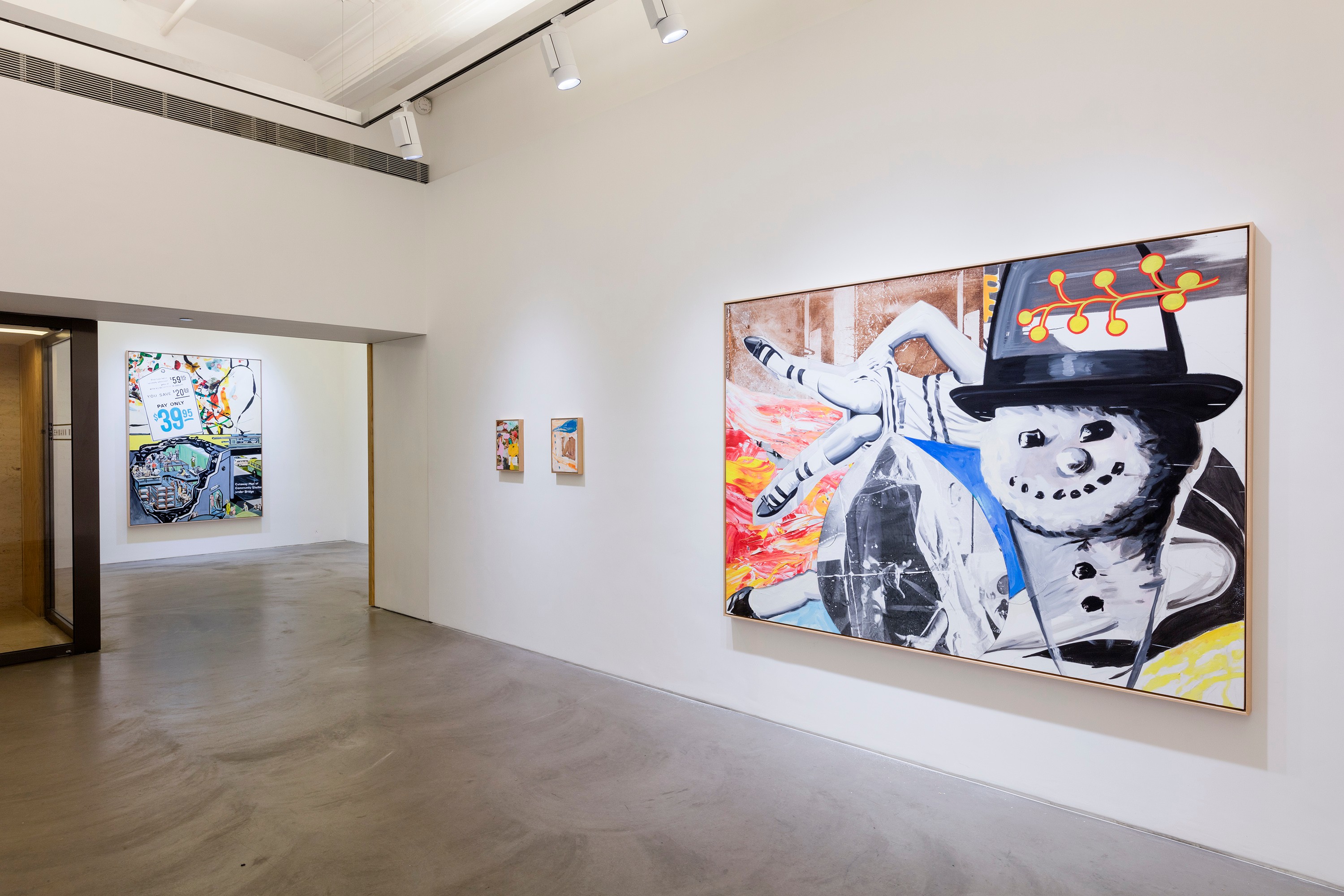 Installation view of David Salle at Lehmann Maupin Hong Kong