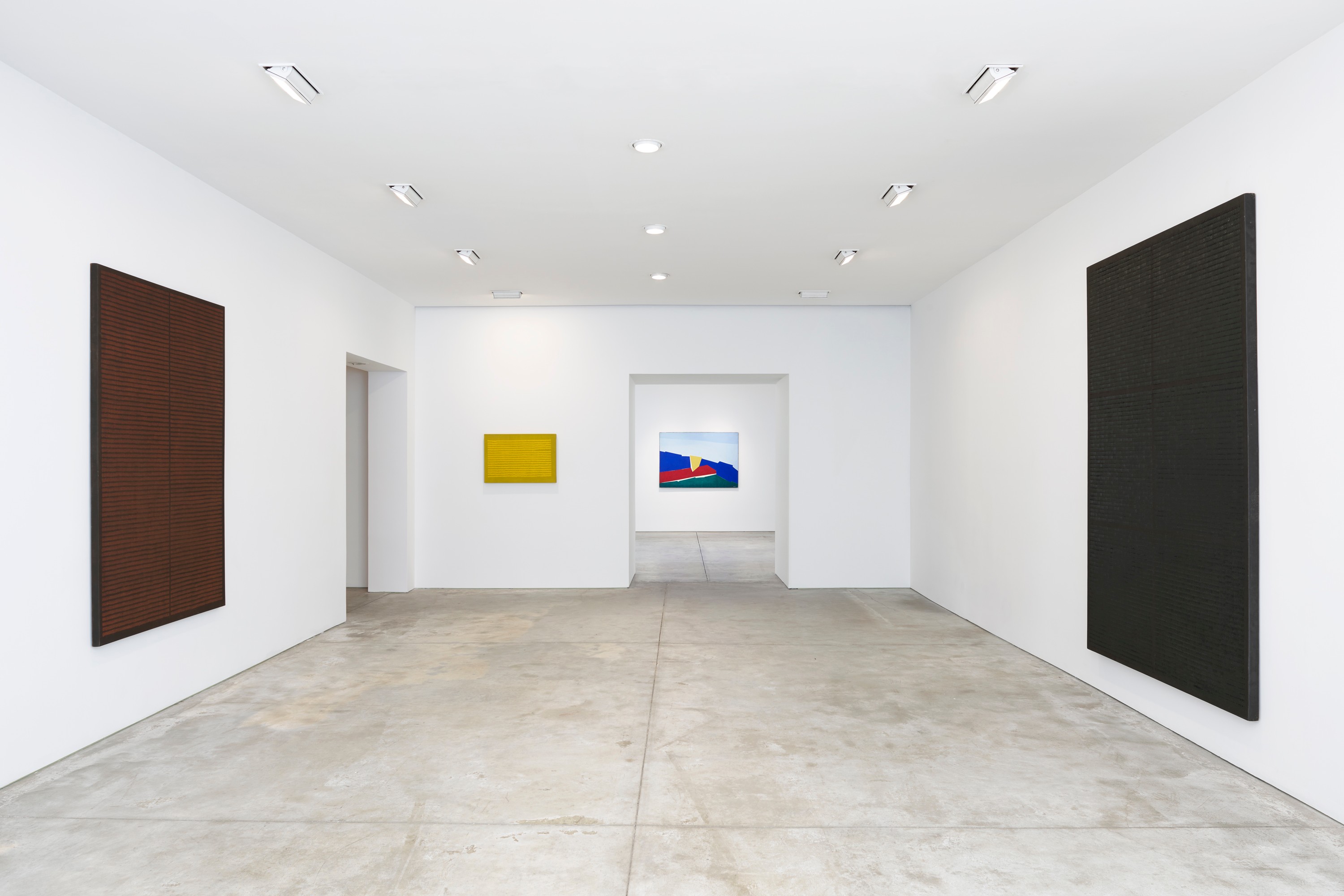 Installation view of Kim Guiline at Lehmann Maupin New York