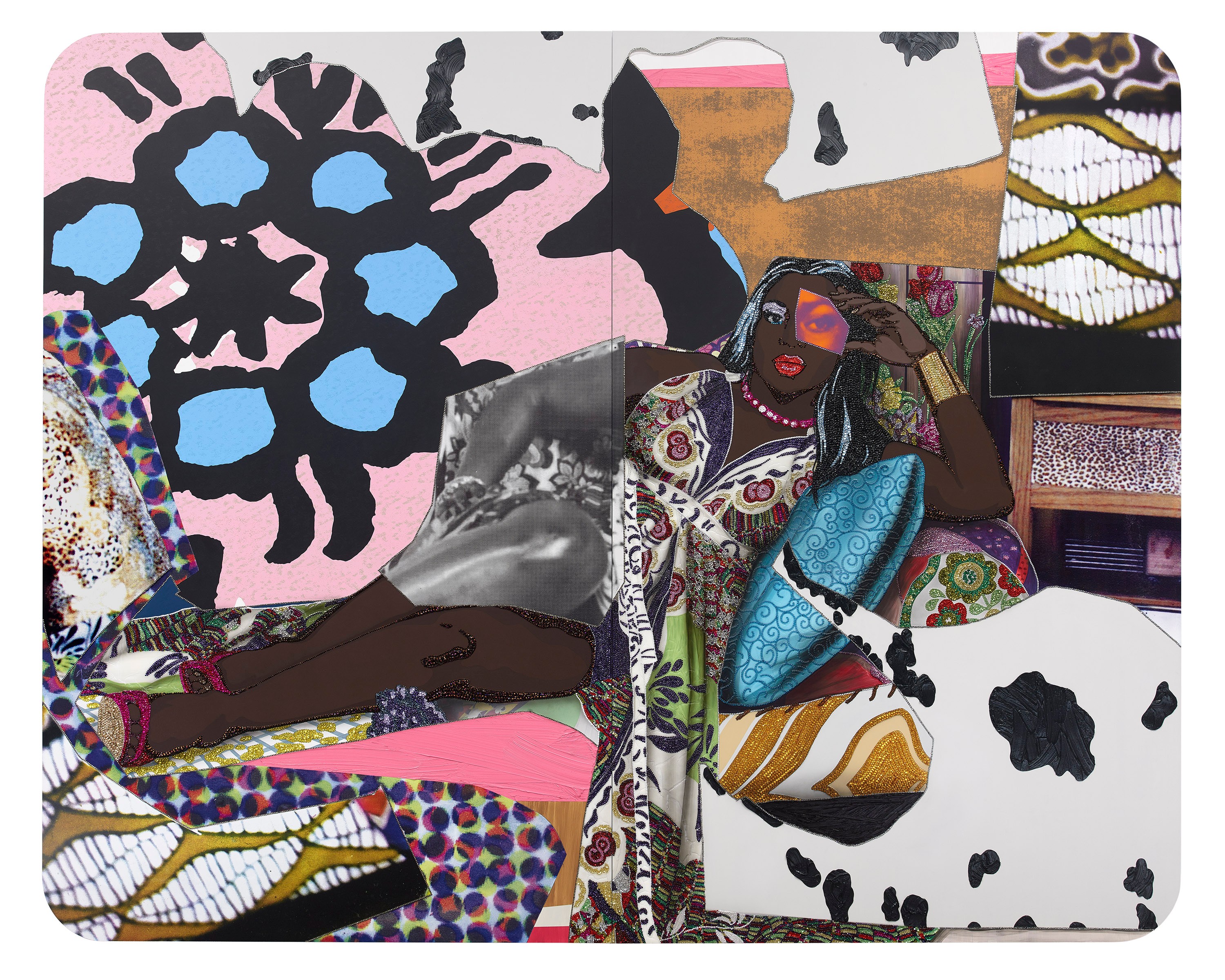 Painting by Mickalene Thomas