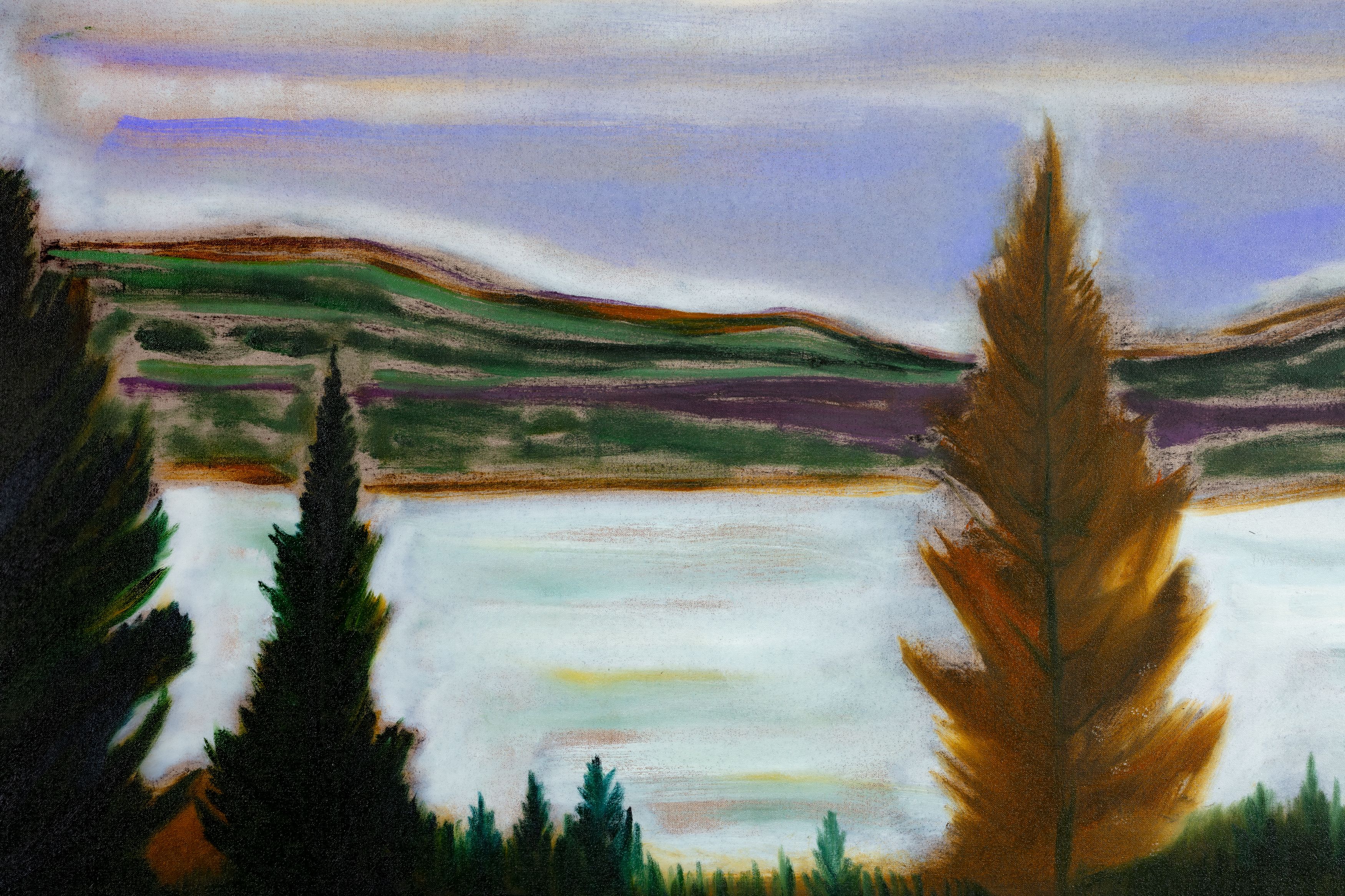 Detail of painting by Billy Childish