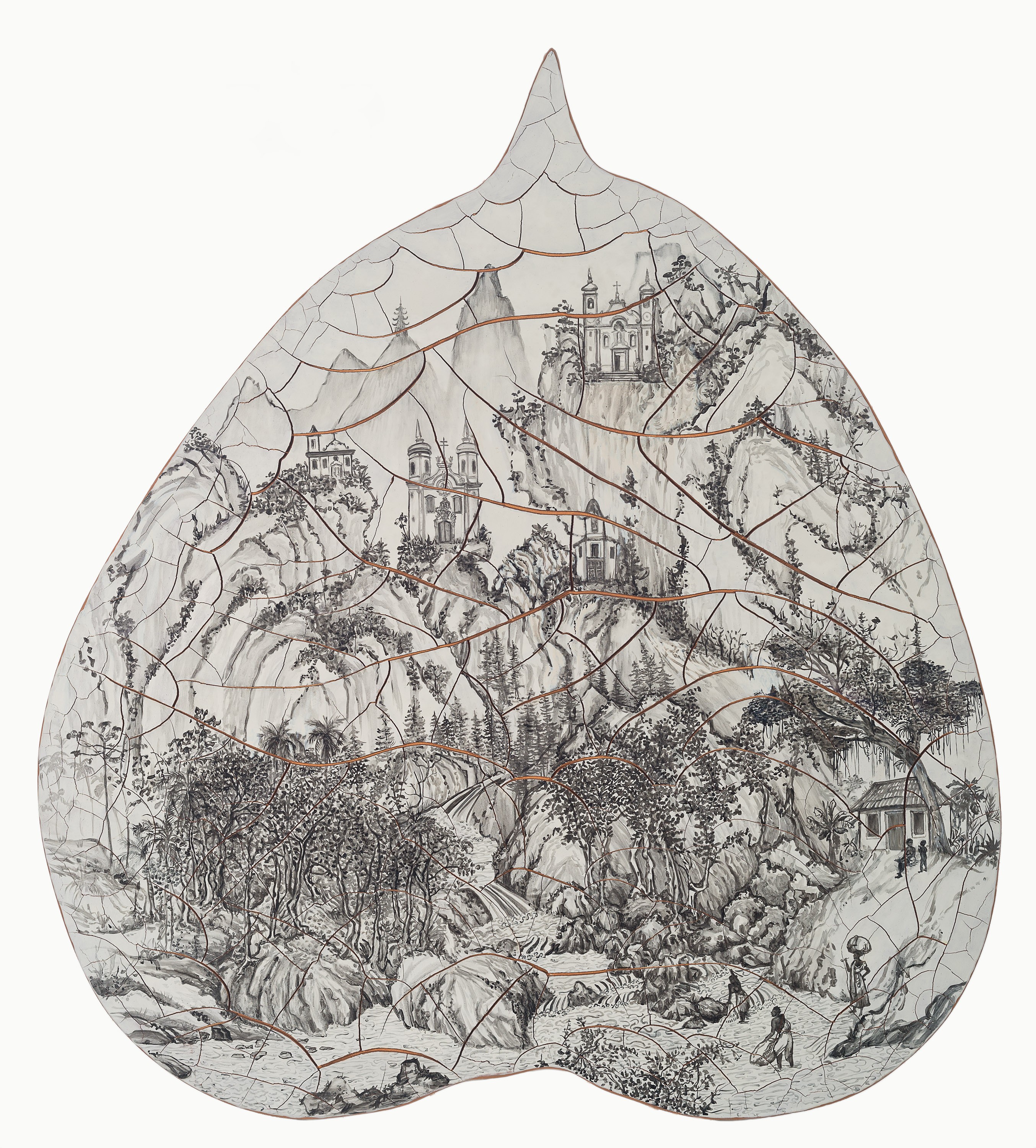 Painting by Adriana Varejão