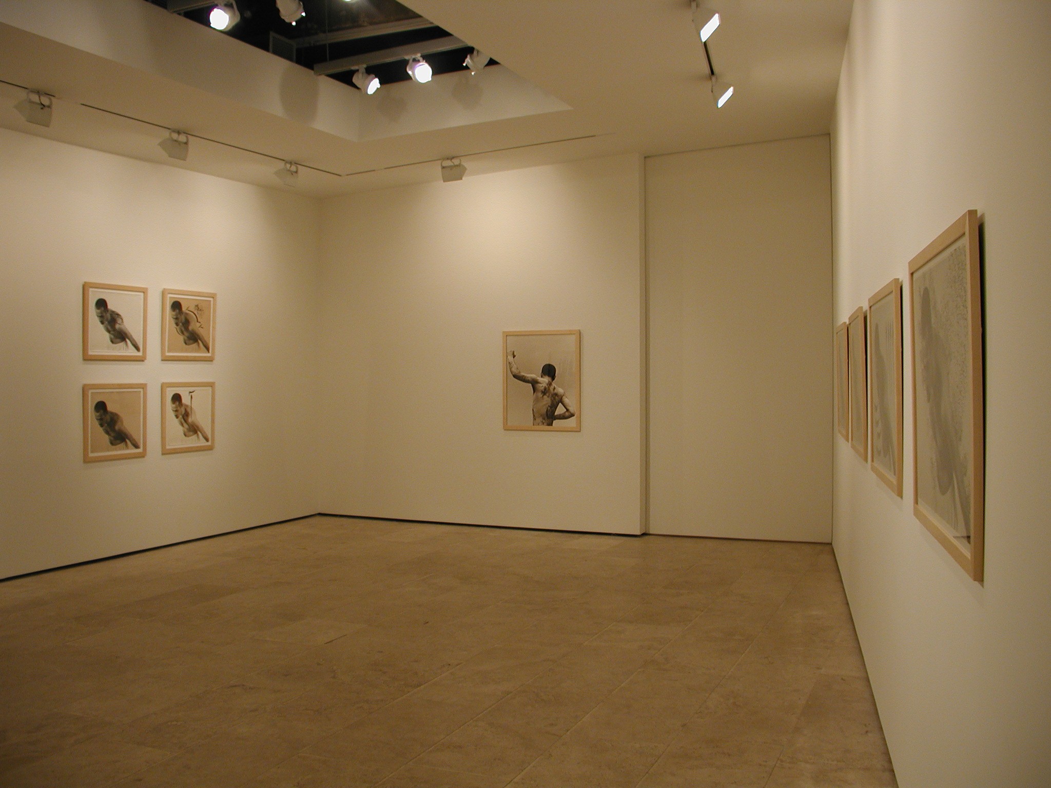 Installation view of Sadegh Tirafkan at Lehmann Maupin New York