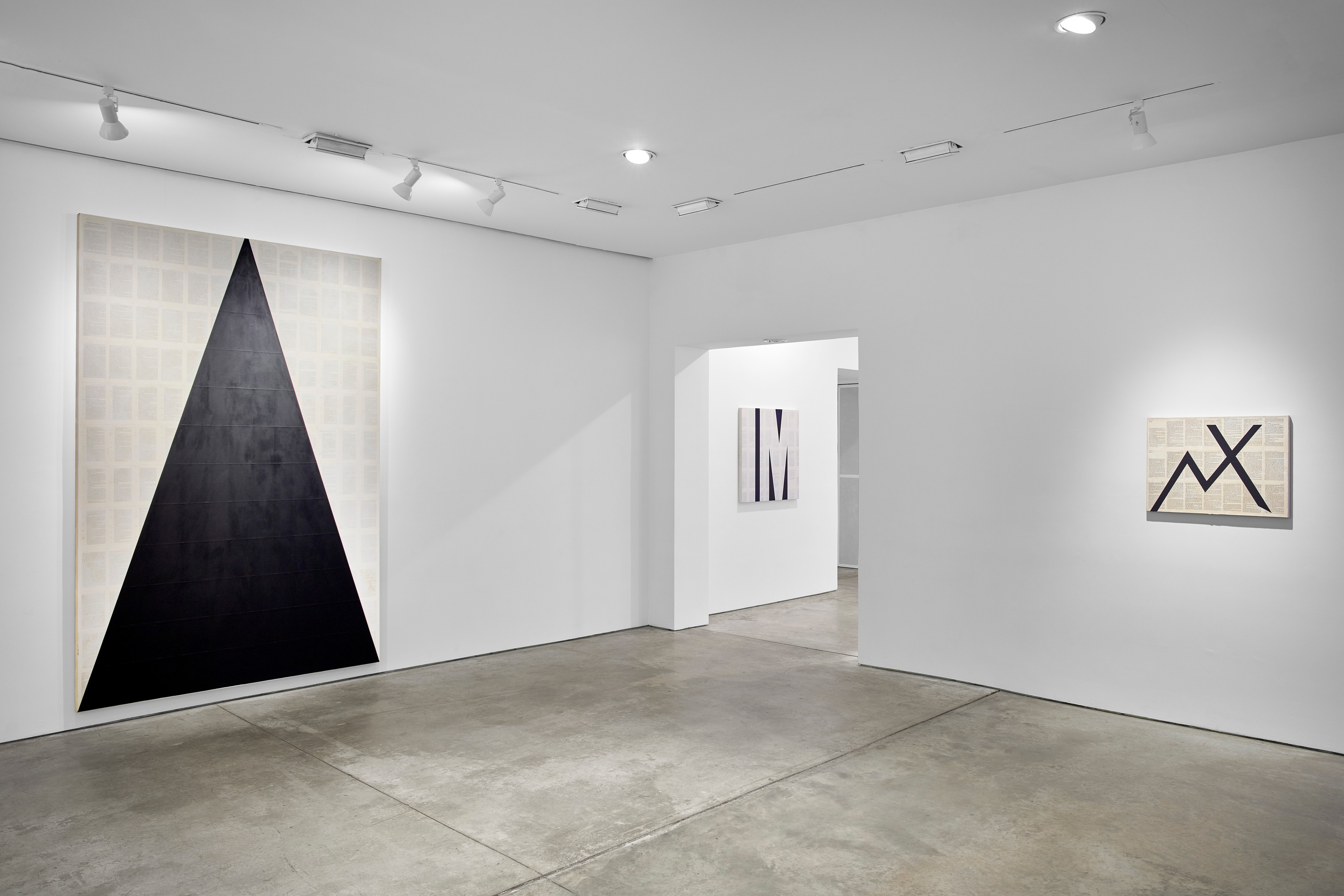 Installation view of Workshop at Lehmann Maupin New York