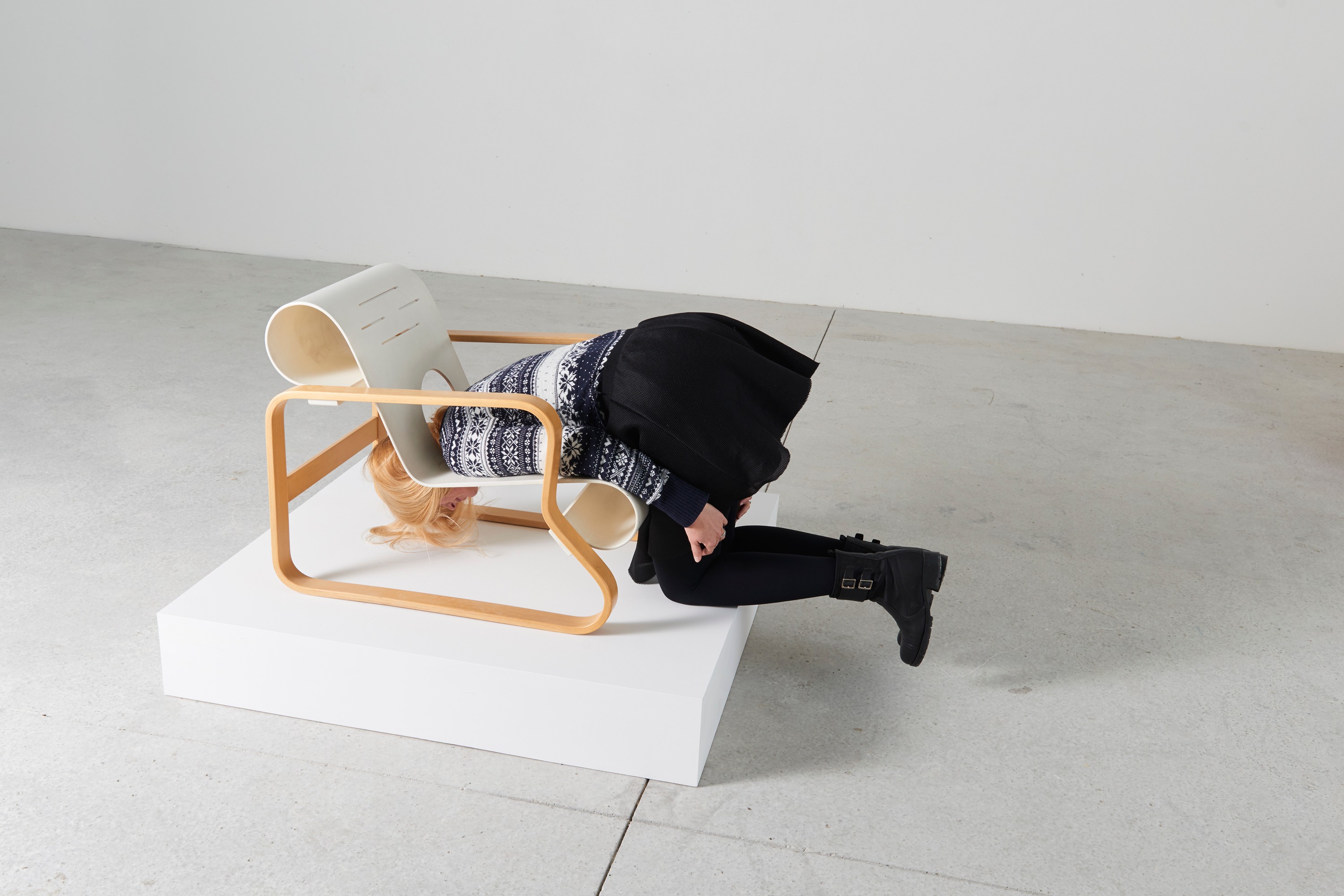 One Minute Sculpture by Erwin Wurm