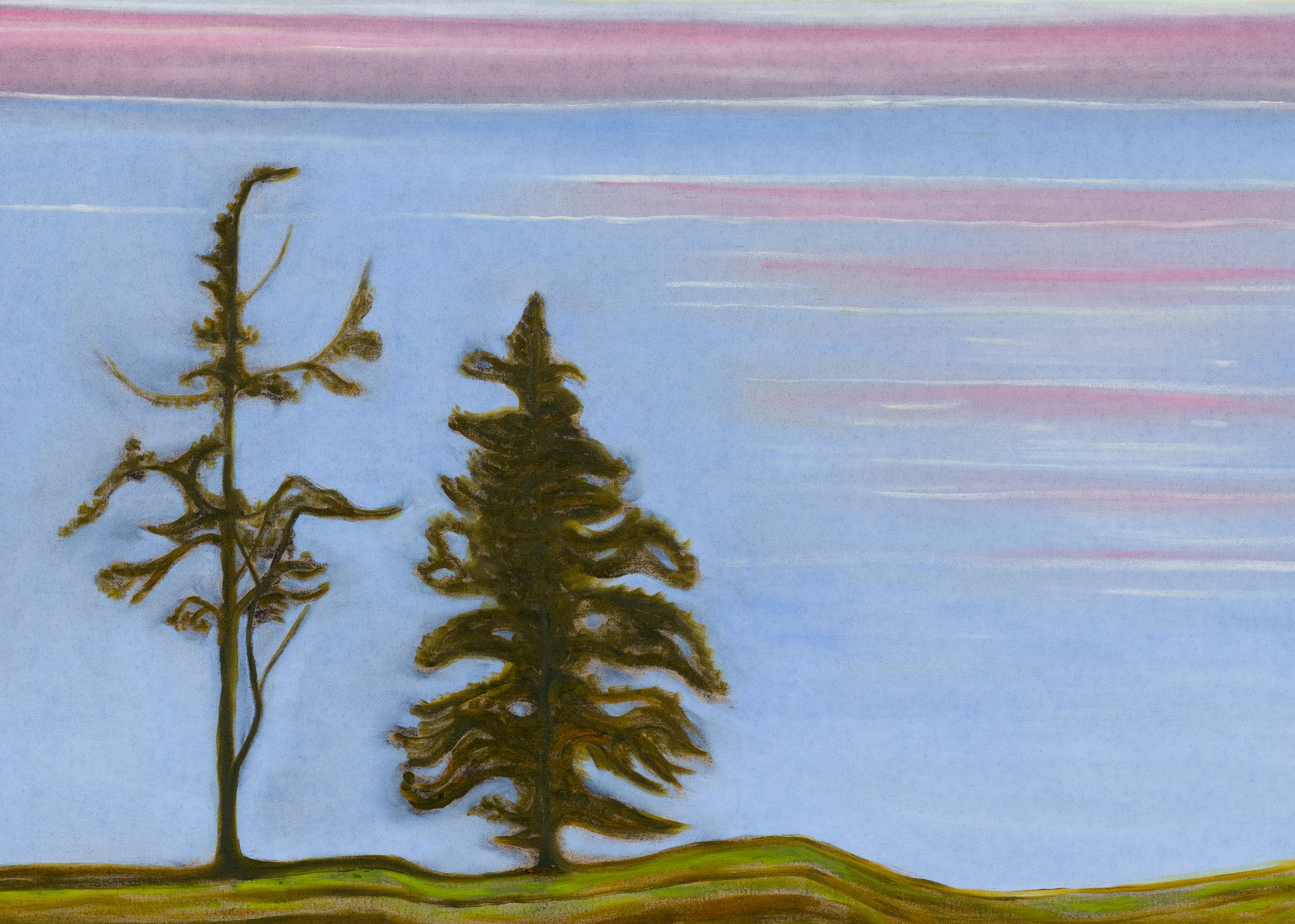 Detail of painting by Billy Childish