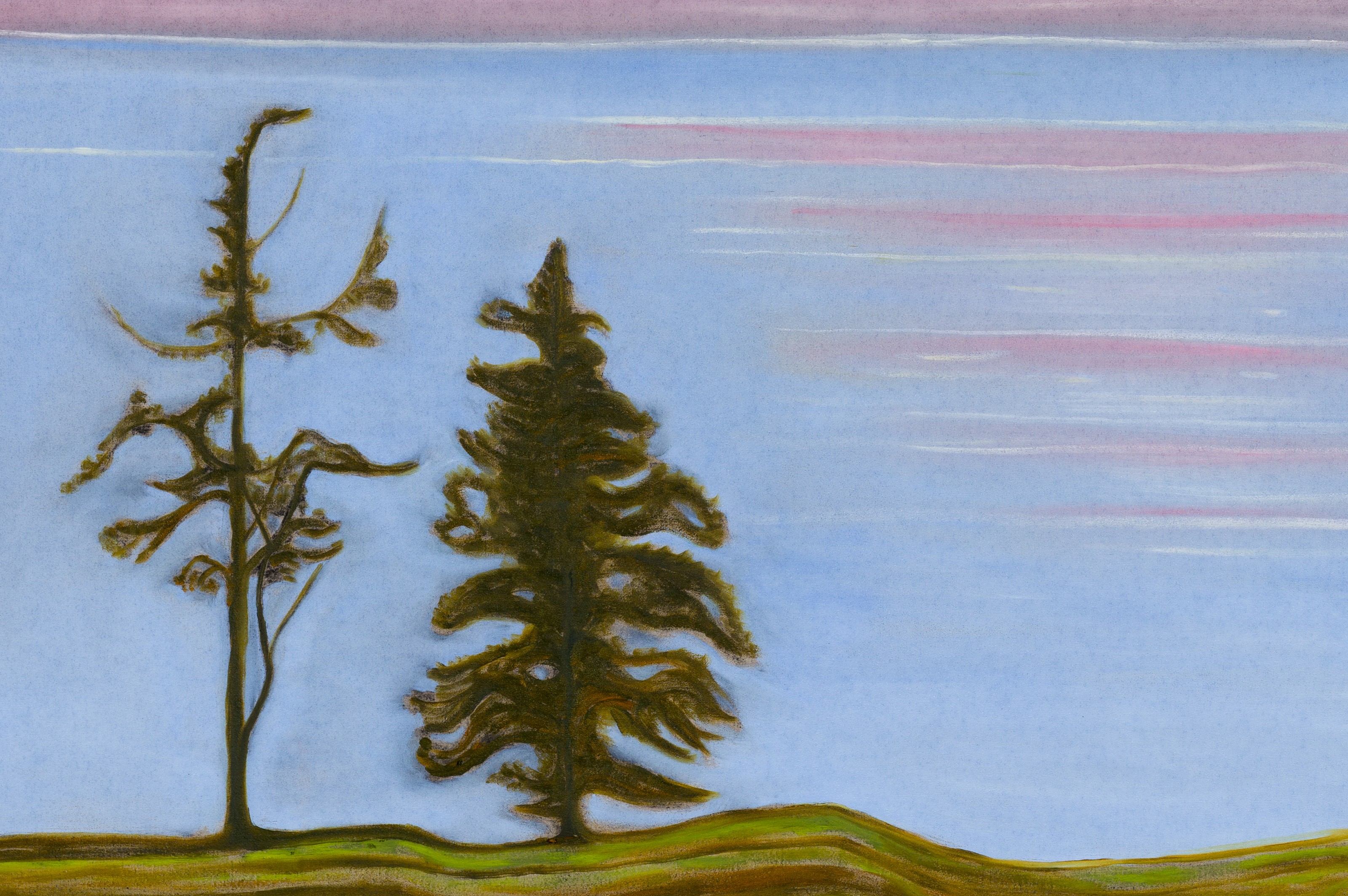 Detail of painting by Billy Childish