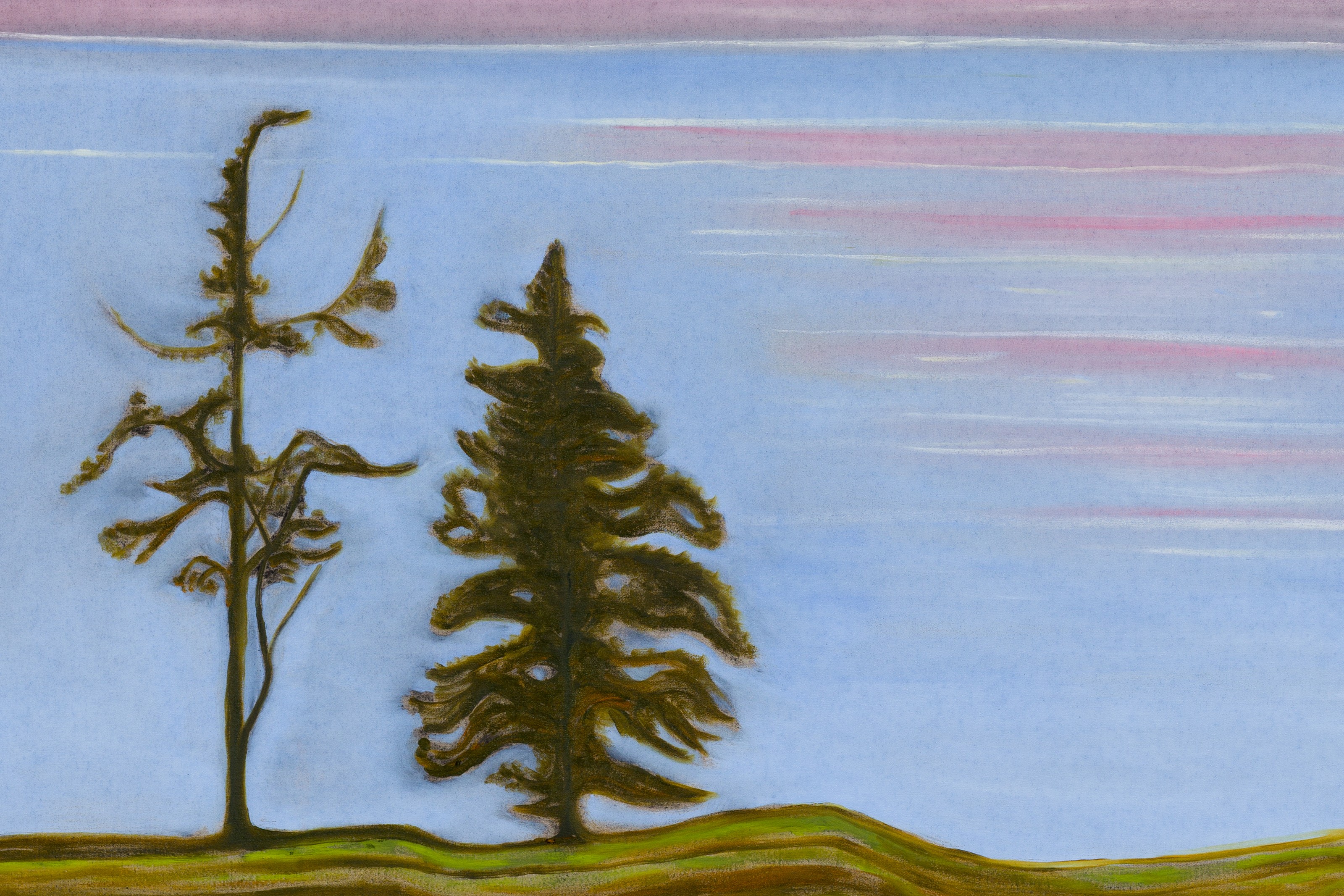 Detail of painting by Billy Childish