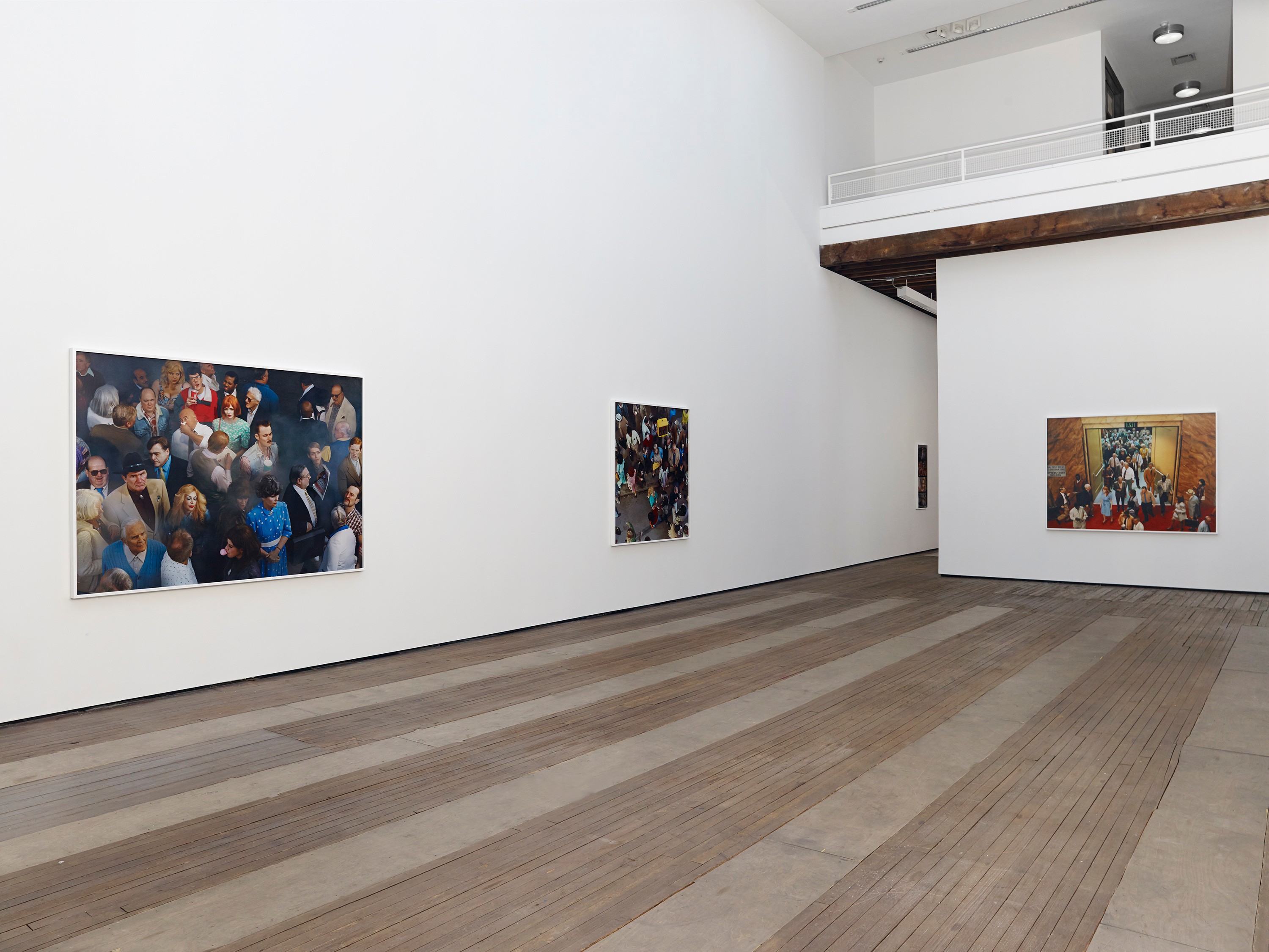 Installation view of Face in the Crowd at Lehmann Maupin New York