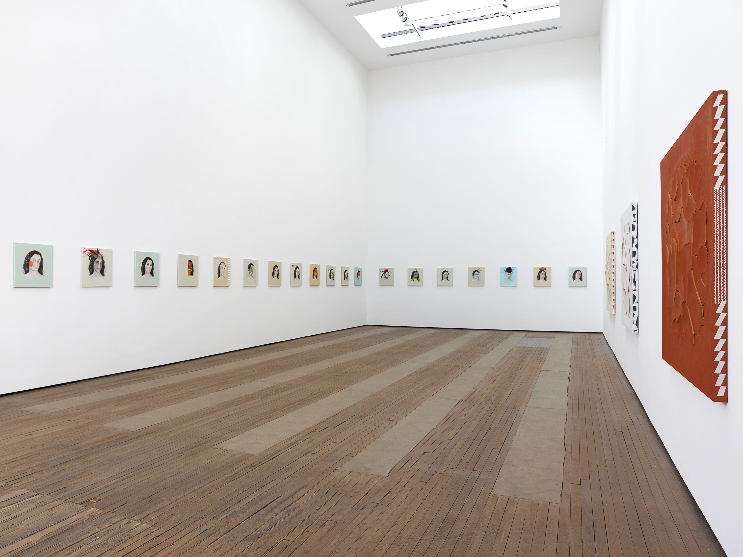 Installation view of Adriana Varejão at Lehmann Maupin New York
