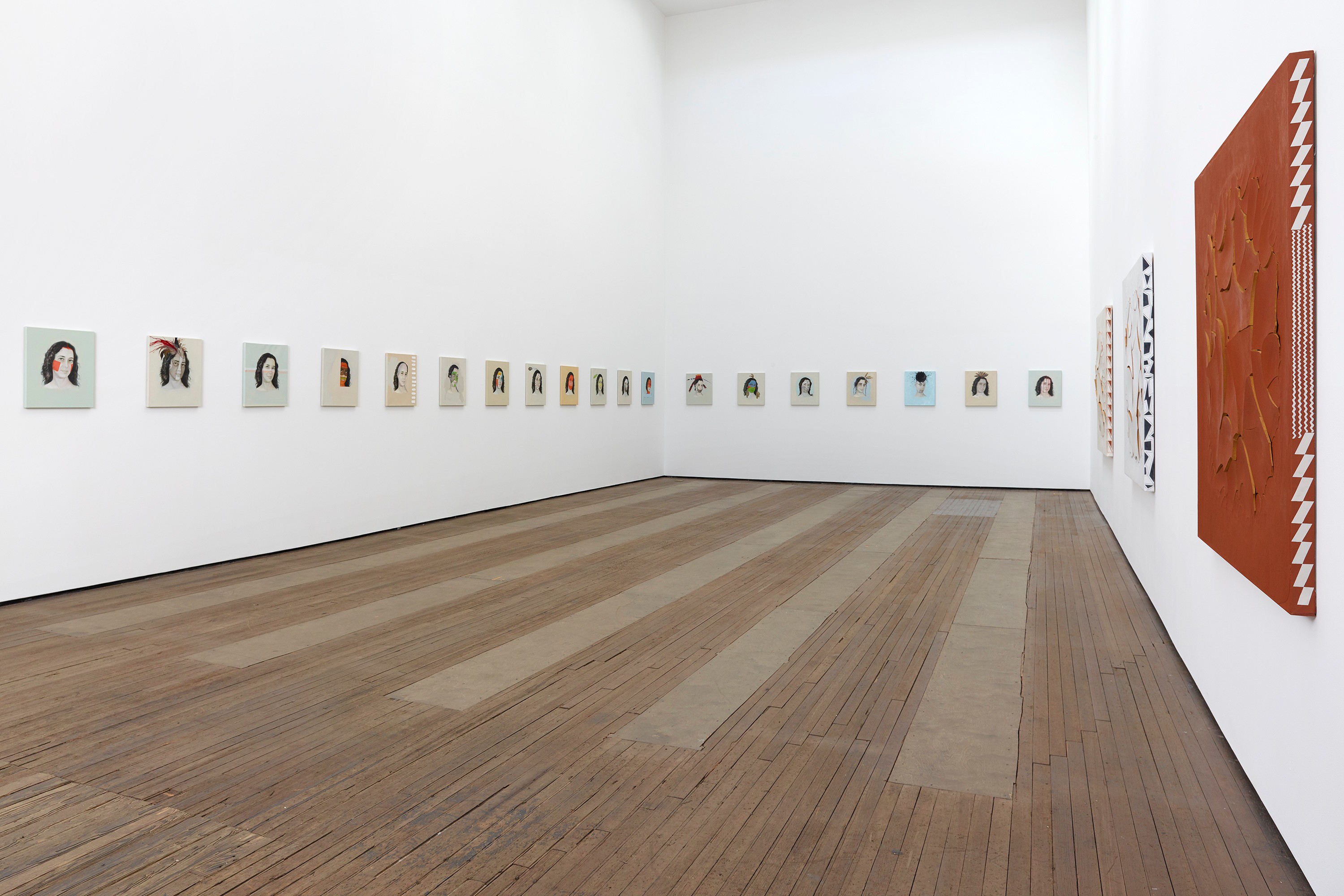 Installation view of Adriana Varejão at Lehmann Maupin New York