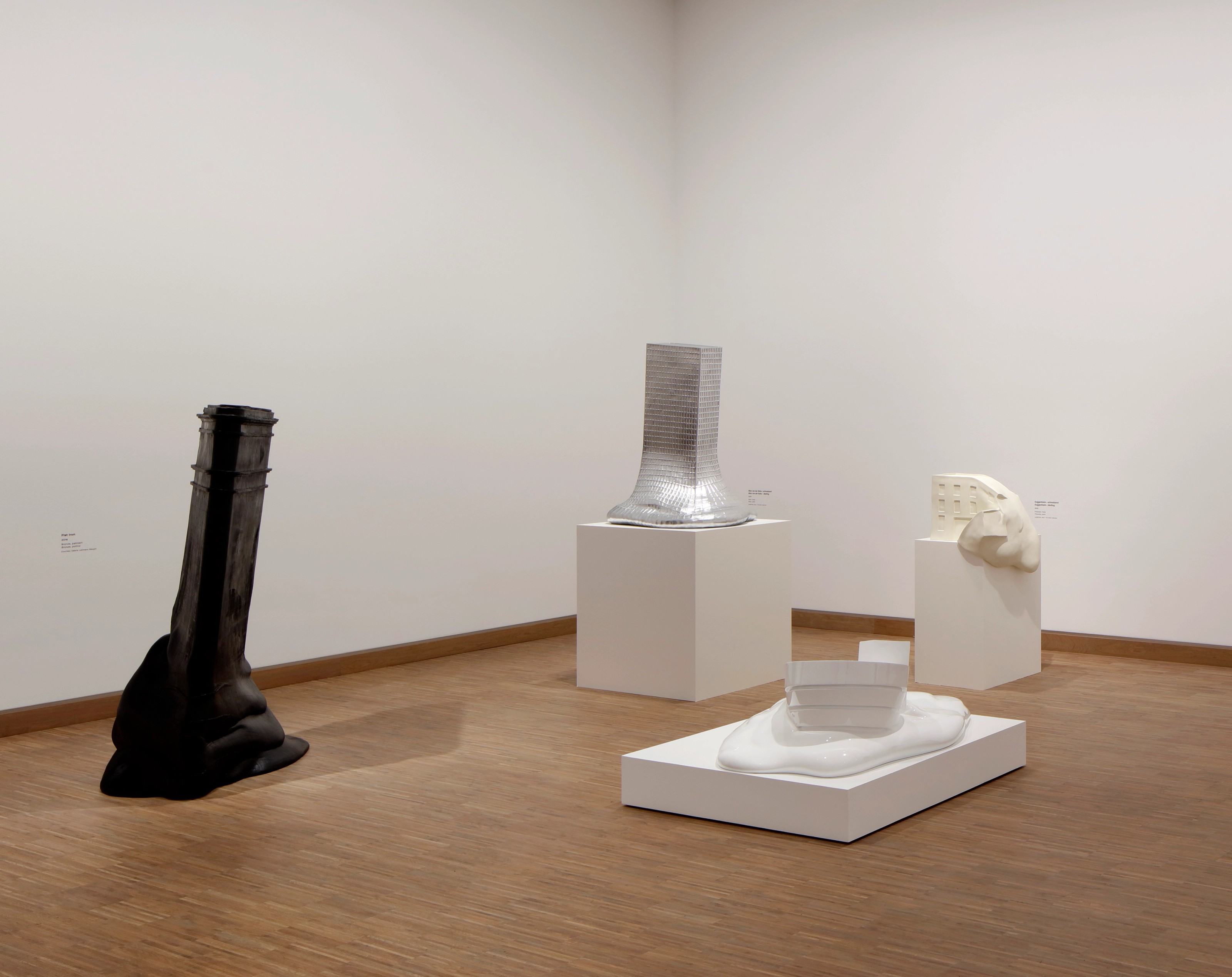 Installation view of Erwin Wurm at Albertina Modern