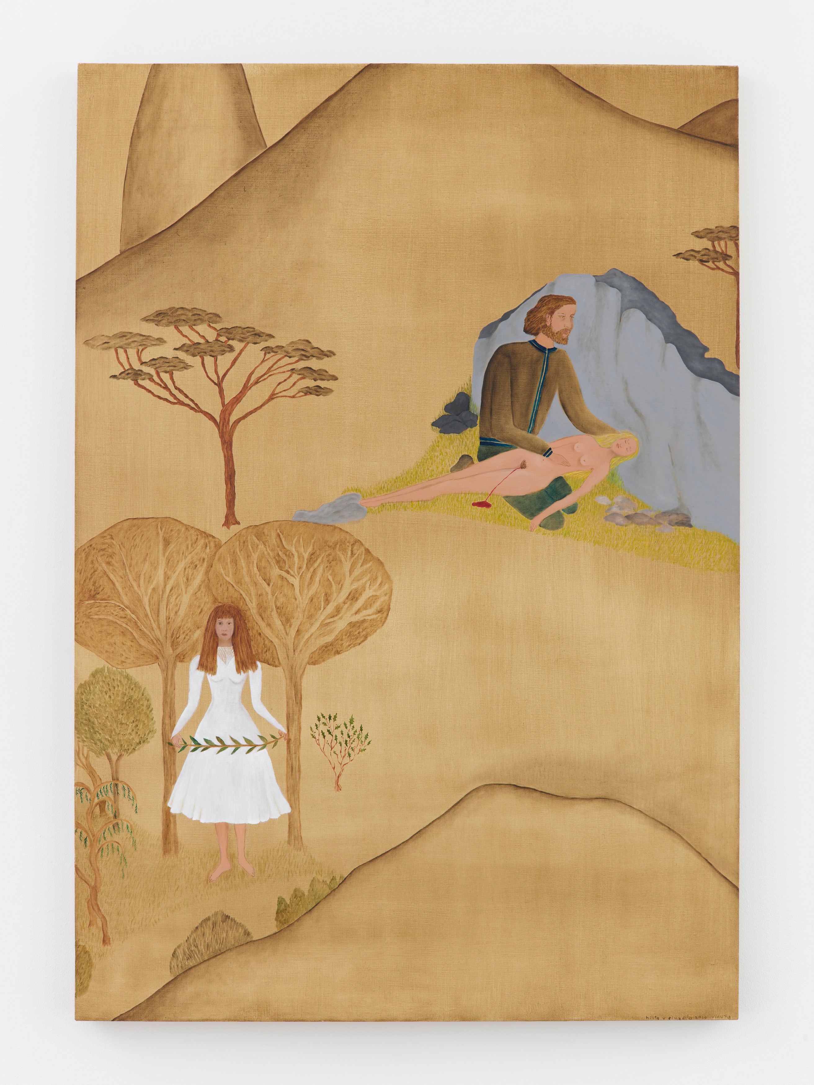Painting by Cecilia Vicuña
