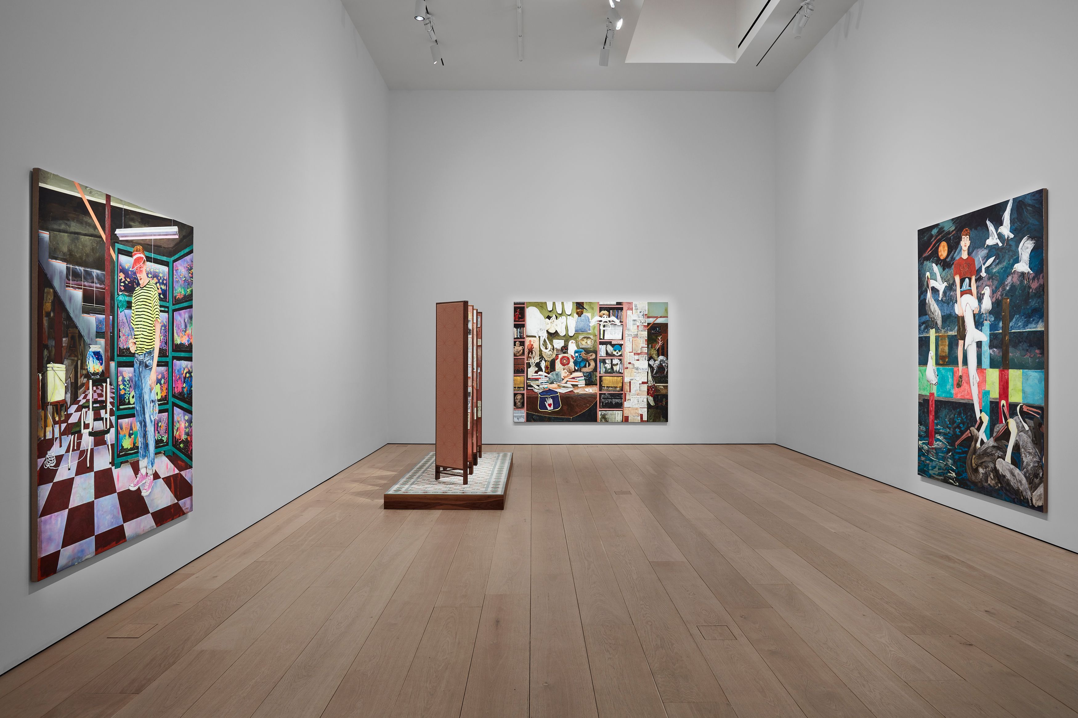 Installation view of Hernan Bas at Lehmann Maupin New York