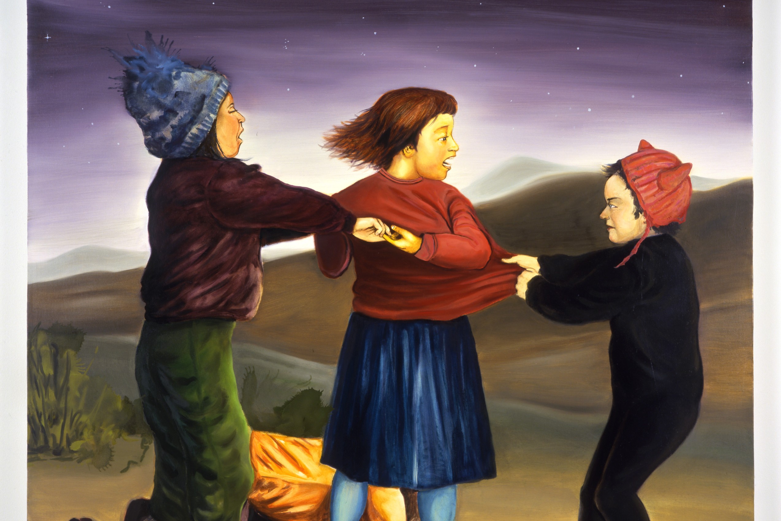 Painting by Christian Curiel