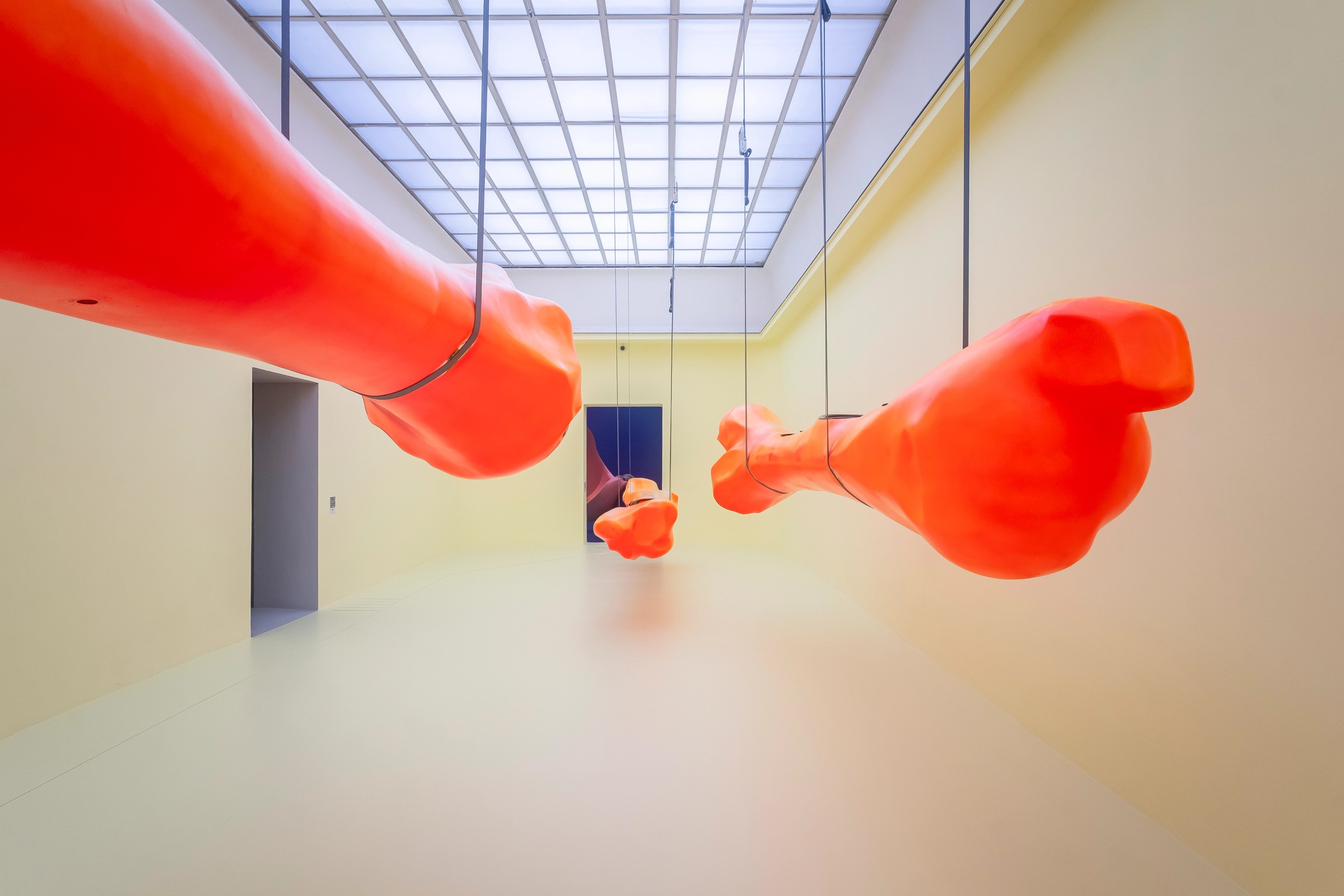 Installation view of Teresa Solar Abboud at Kunstverein Hannover