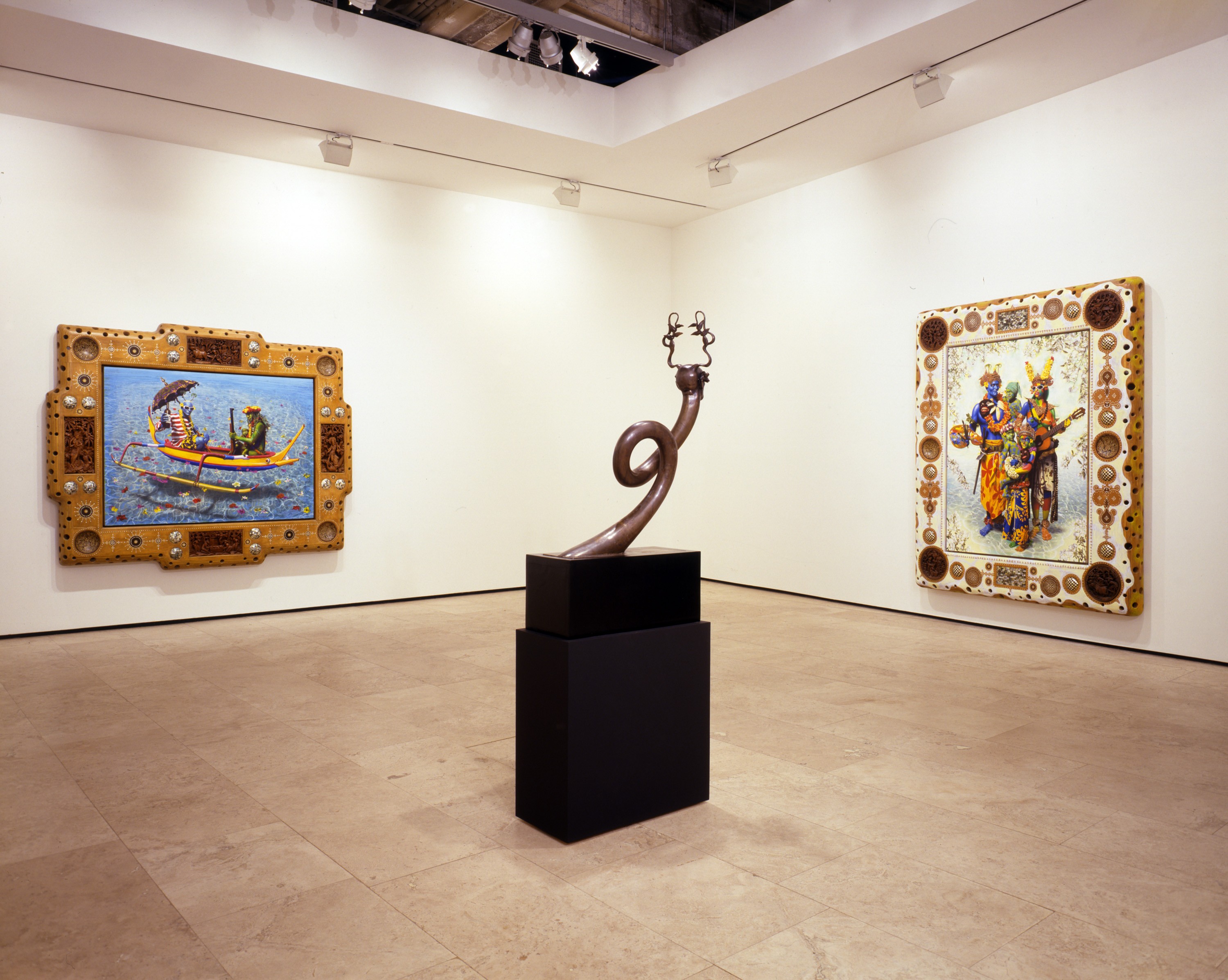 Installation view of New Work at Lehmann Maupin New York