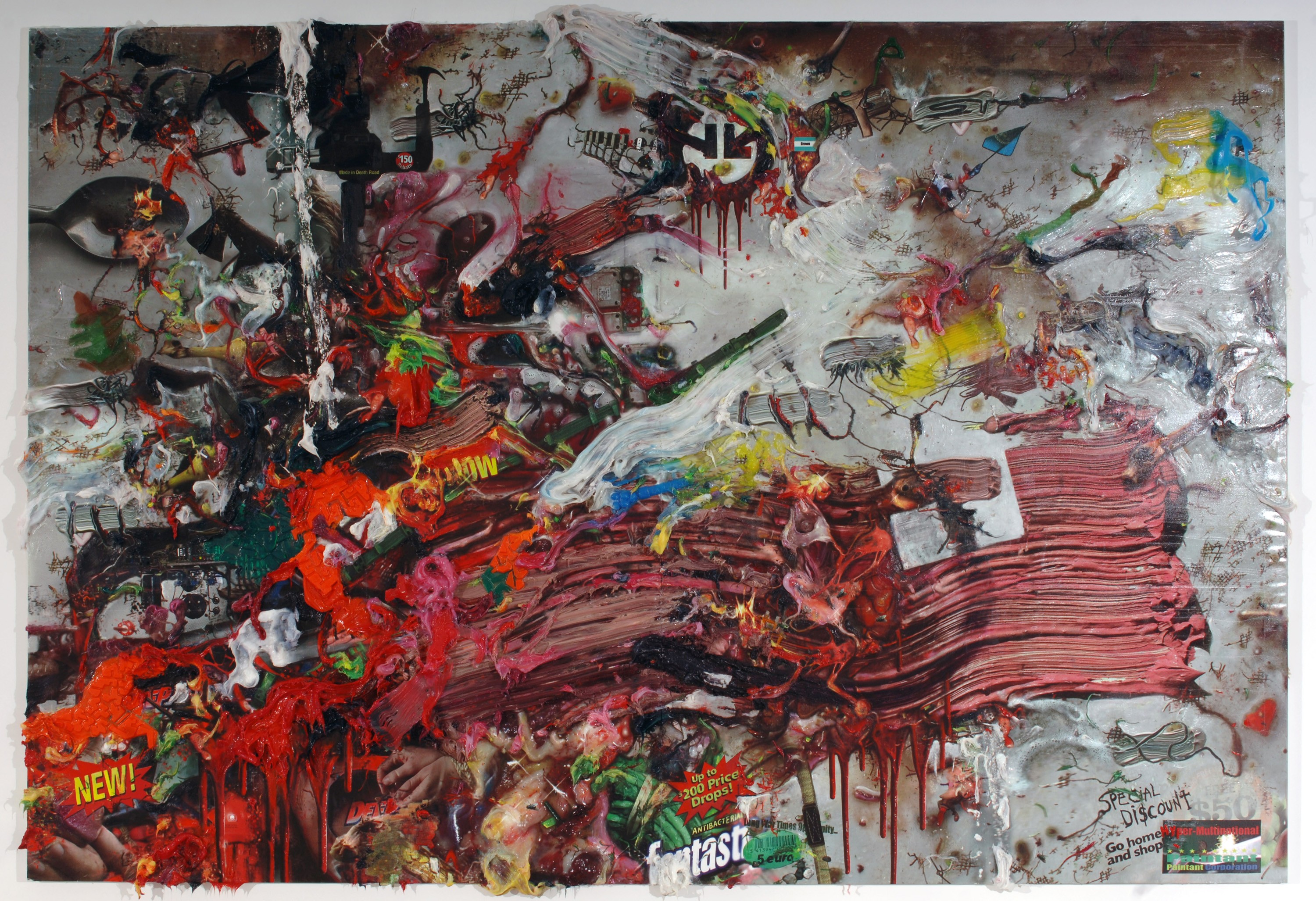 Painting by Fabian Marcaccio