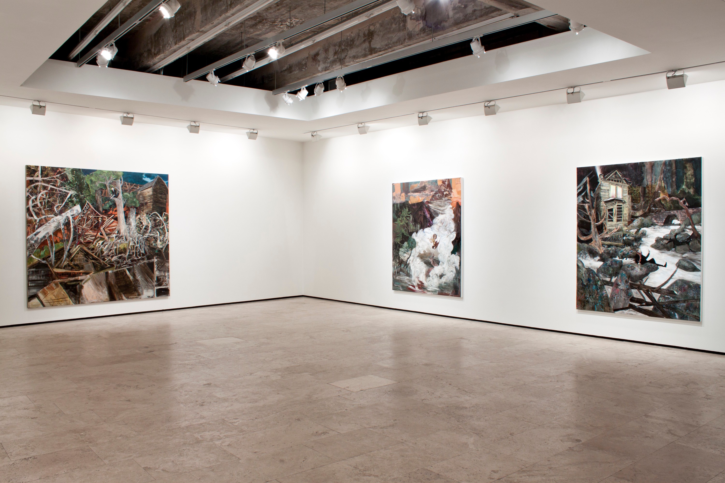 Installation view of Occult Contemporary at Lehmann Maupin New York