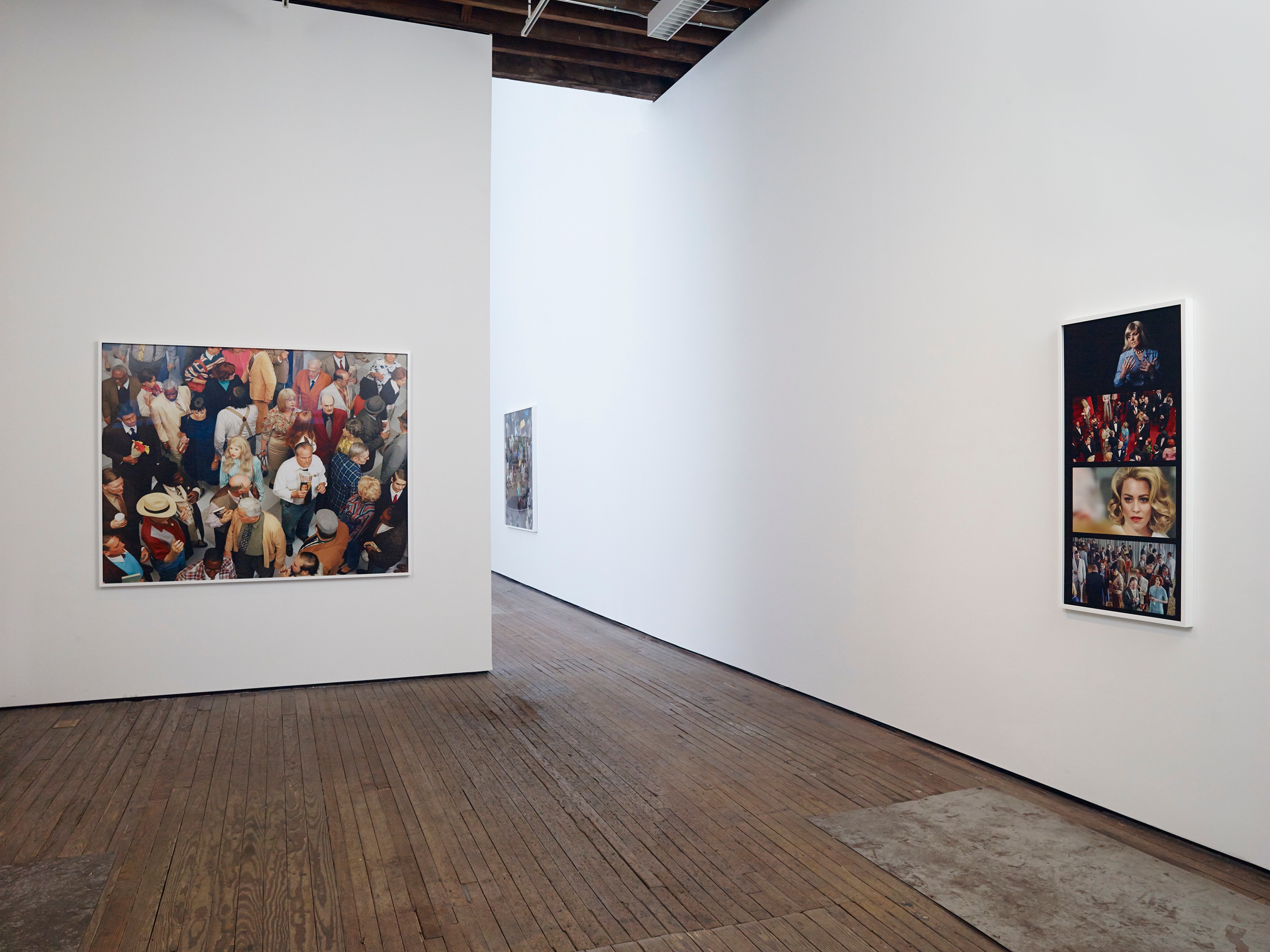 Installation view of Face in the Crowd at Lehmann Maupin New York