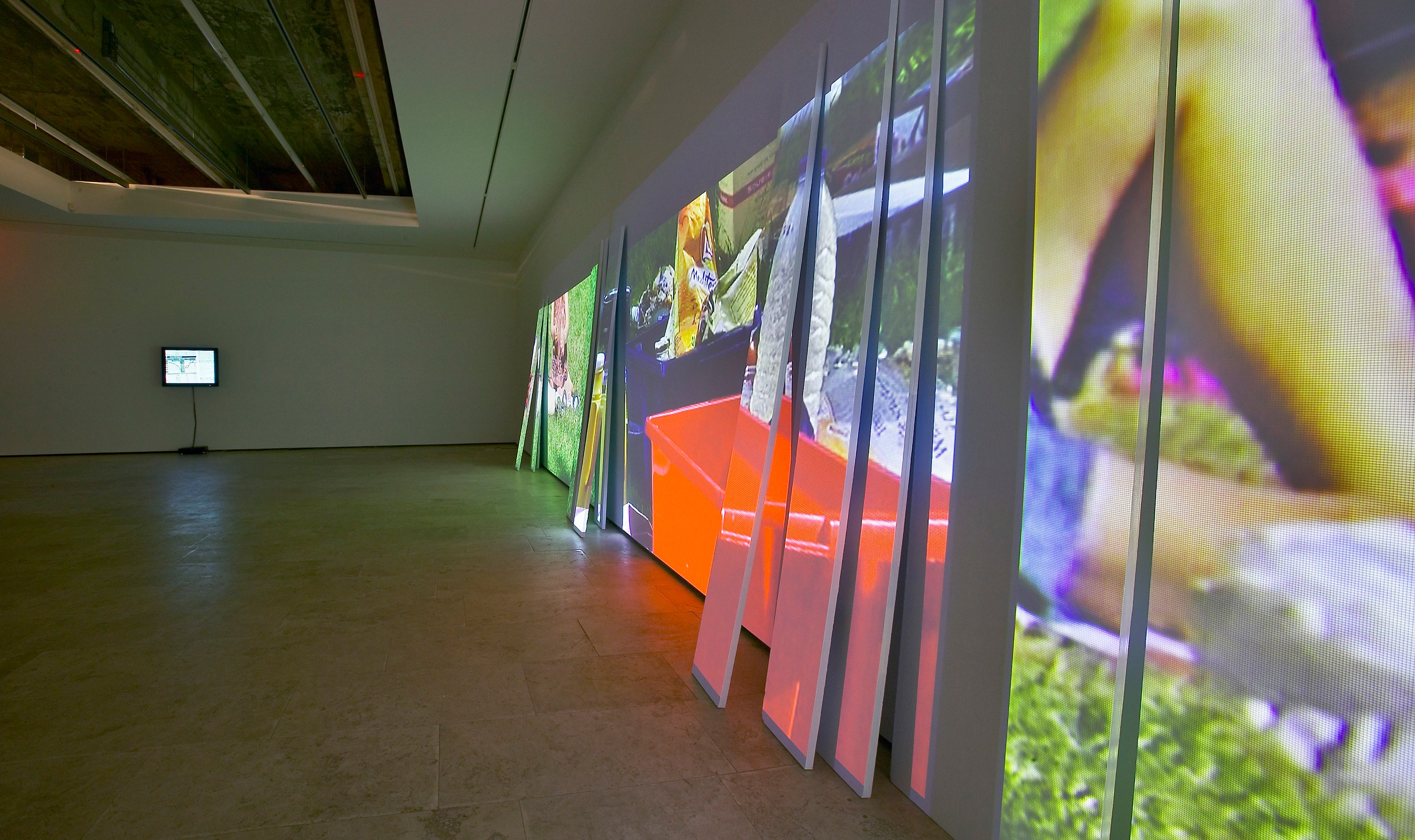 Installation view of Marie José Burki at Lehmann Maupin New York