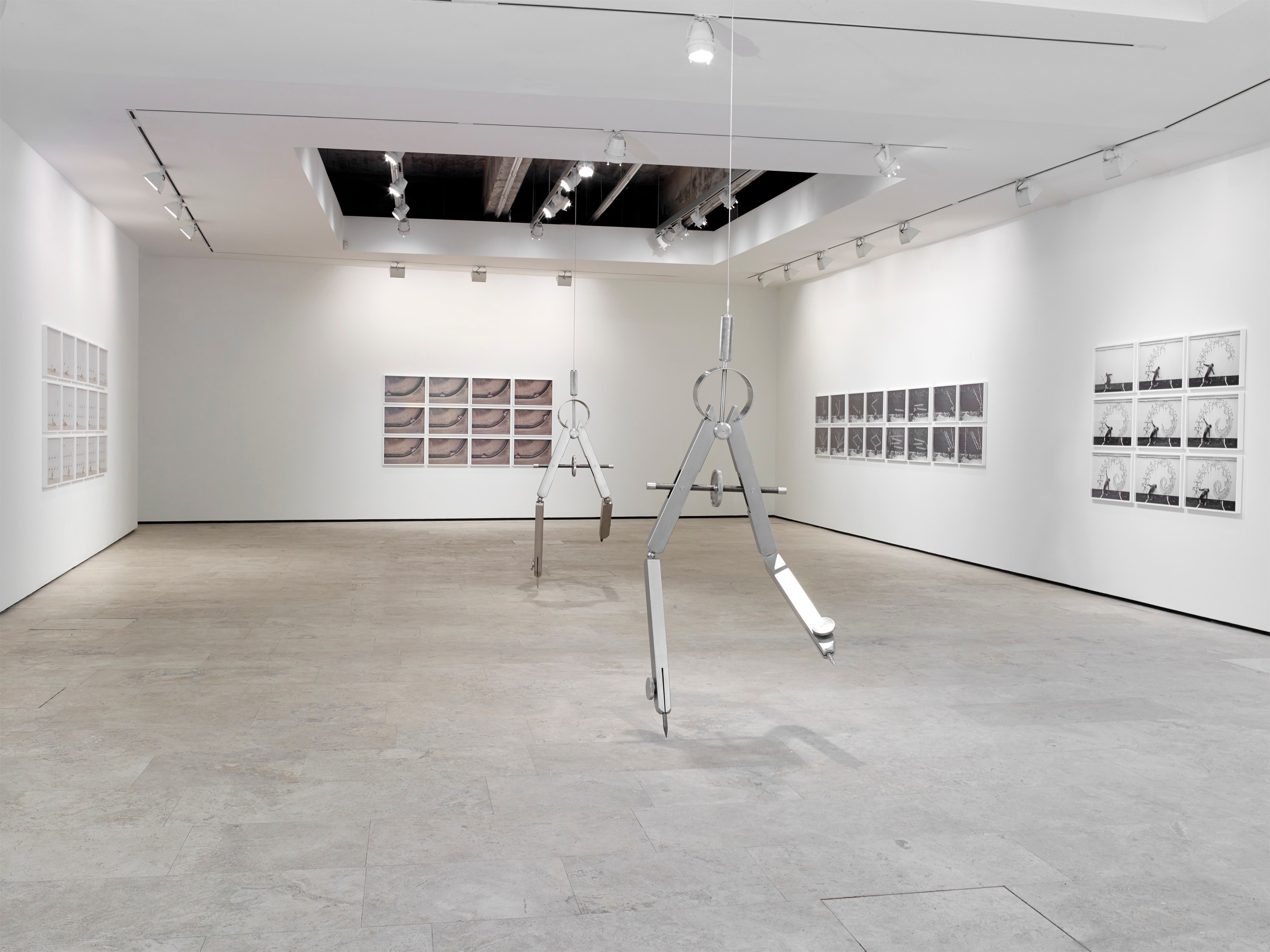 Installation view of Take Your Mind Off The Street at Lehmann Maupin New York