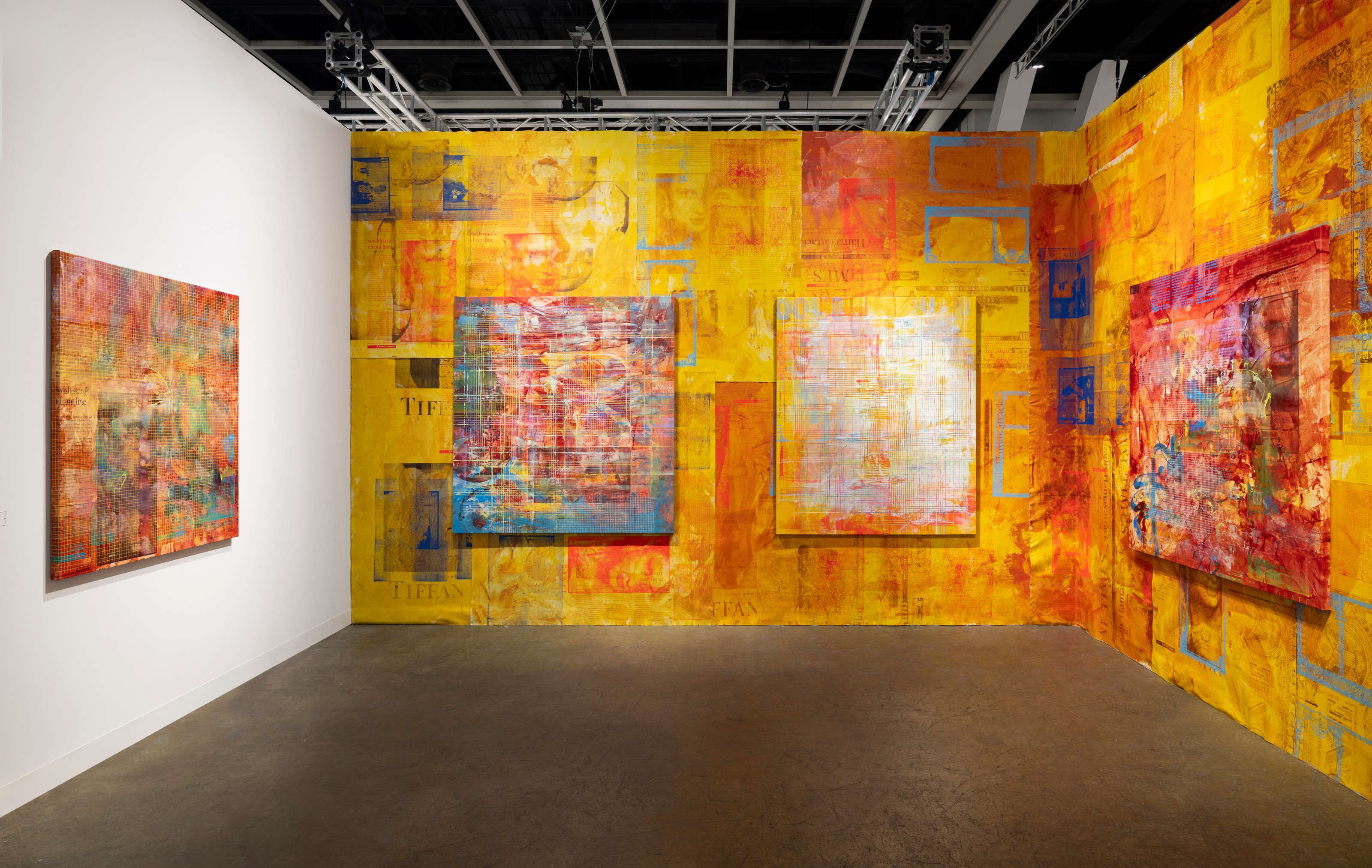 Installation view of Lehmann Maupin, Booth 1C22 at Art Basel Hong Kong
