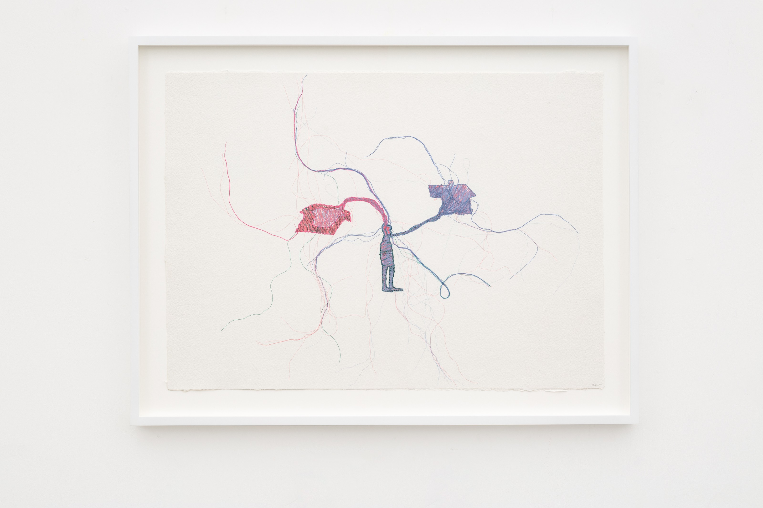 Thread drawing by Do Ho Suh