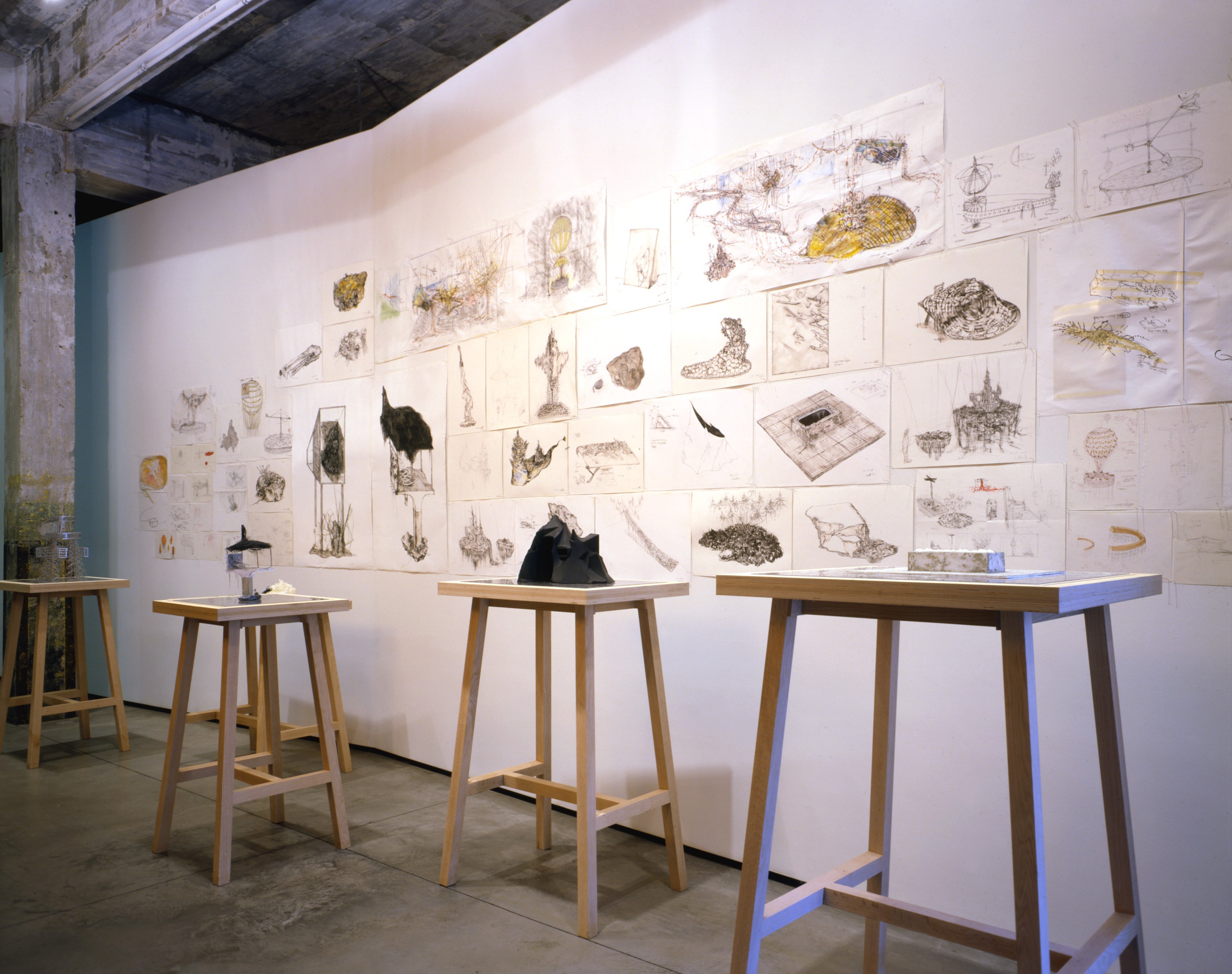 Installation view of Lee Bul at Lehmann Maupin New York
